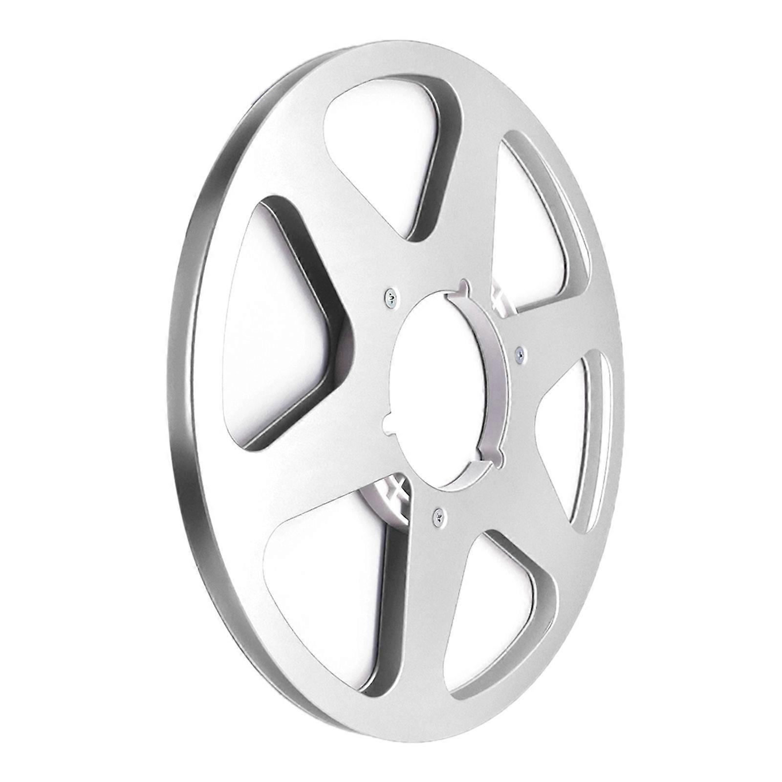 Aluminum 6 Hole Reel For 1/4Inch 10.5 Open Tape Recording Nab Hub Disk Studio Accessory Box Packaging Multicolor