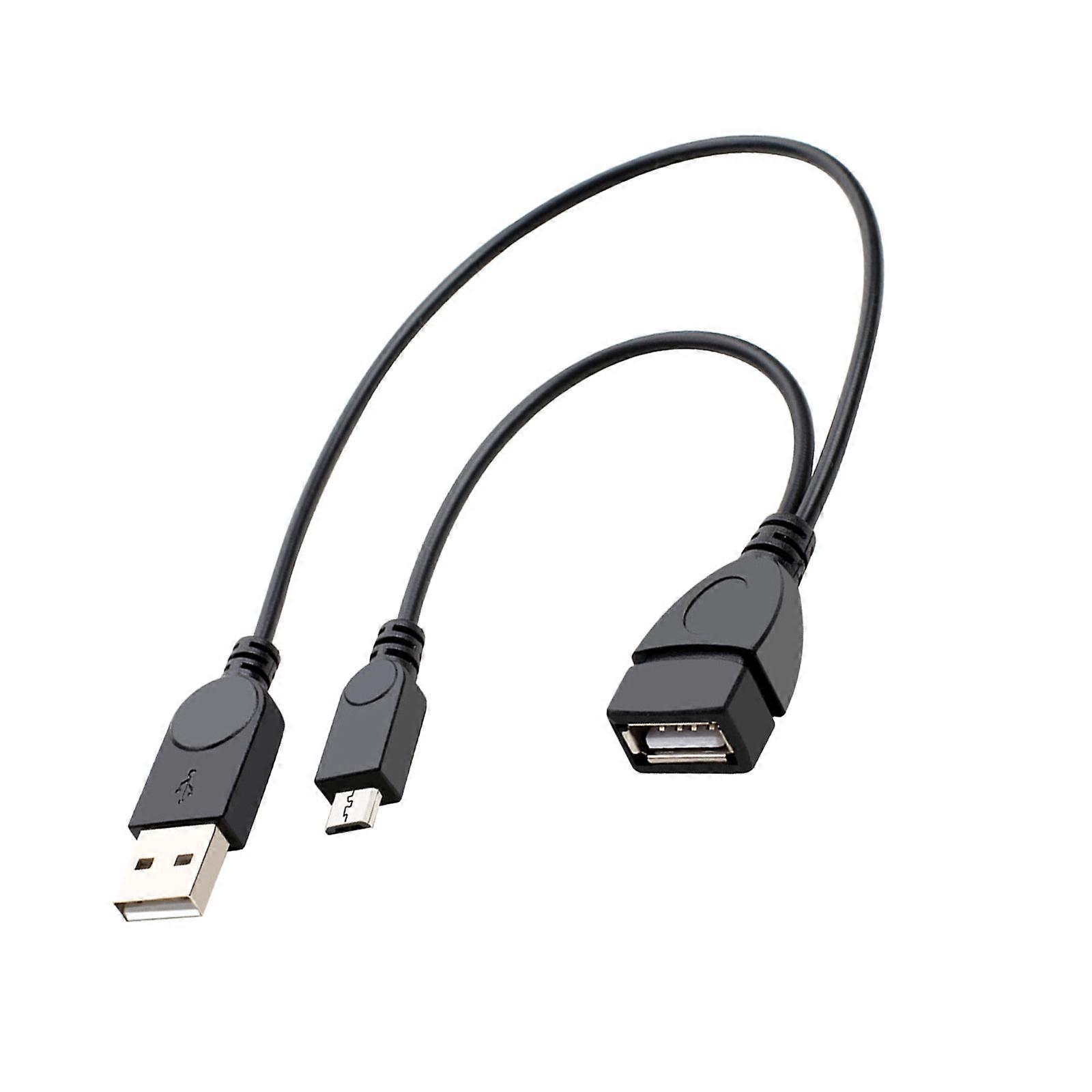 Convenient MicroUSB OTG Adapter MicroUSB to USB Adapter Power Cable for Seamlessly Integration of USB Accessories Multicolor