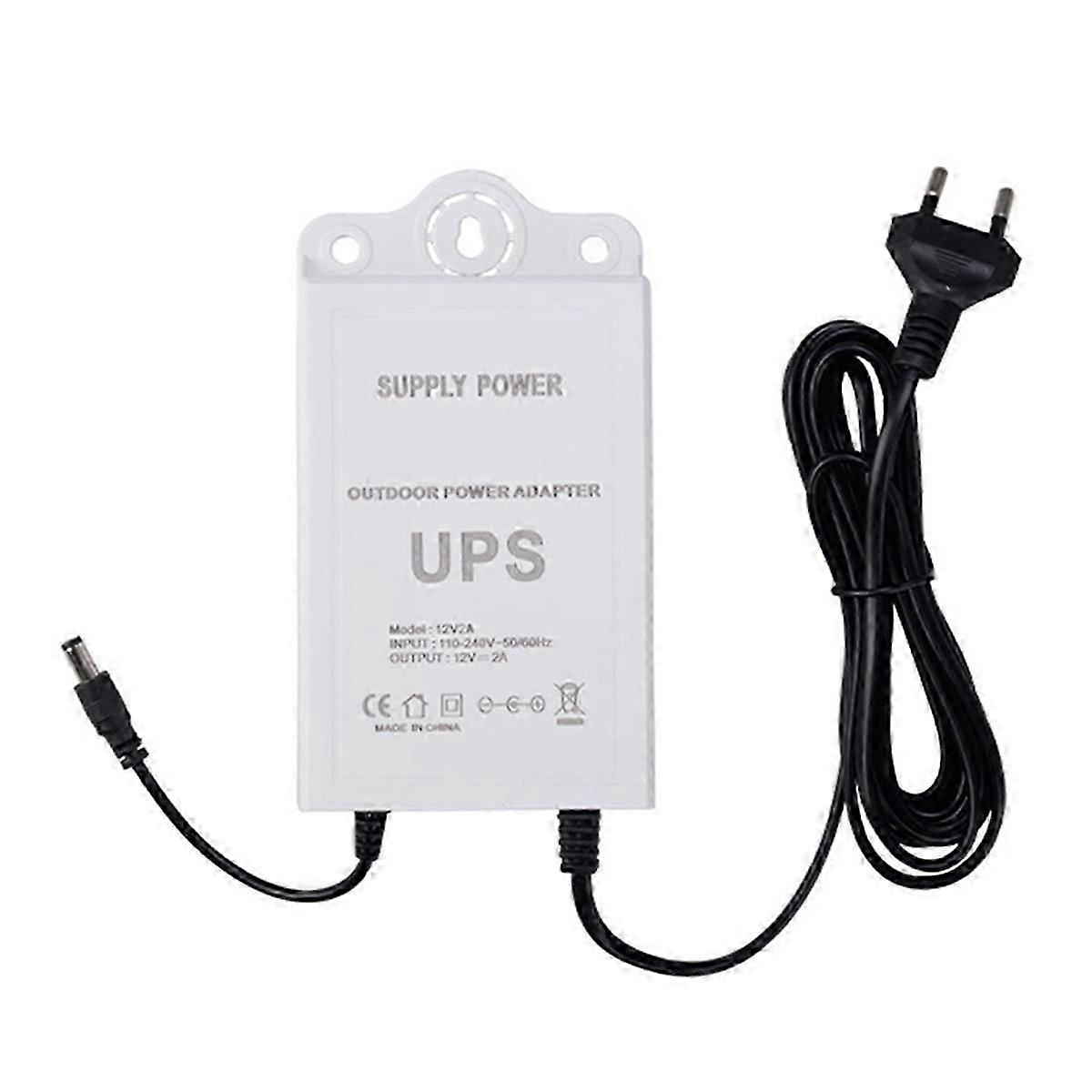 12V-2A Uninterruptible Power Supply for WiFi Modem Router Security Camera Mini UPS Battery Backup Pr