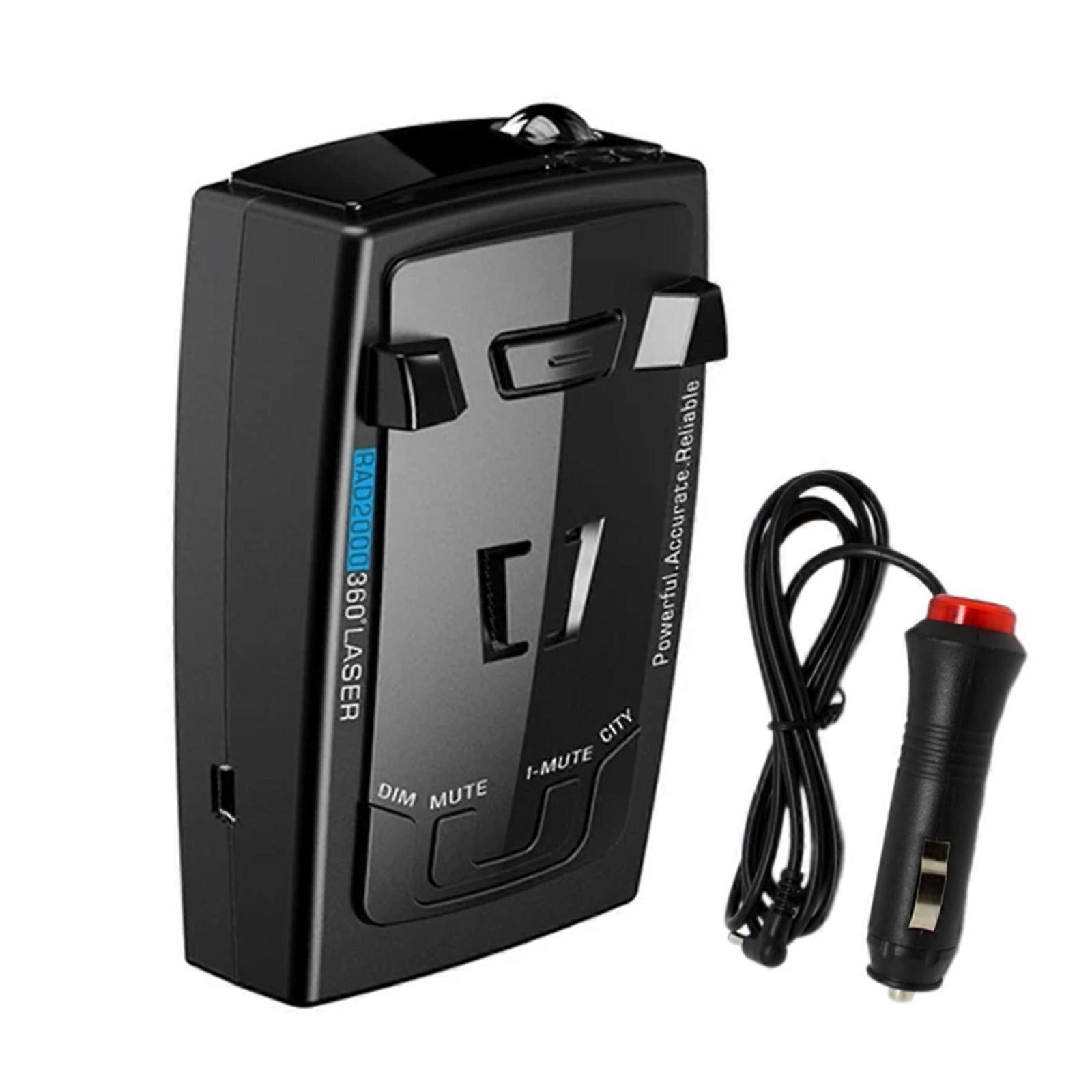 Car  Detector with 3.5m Power Cable High Sensitivity Speed Alert Vehicle  Speed Detector ABS Device for Safe Driving Multicolor