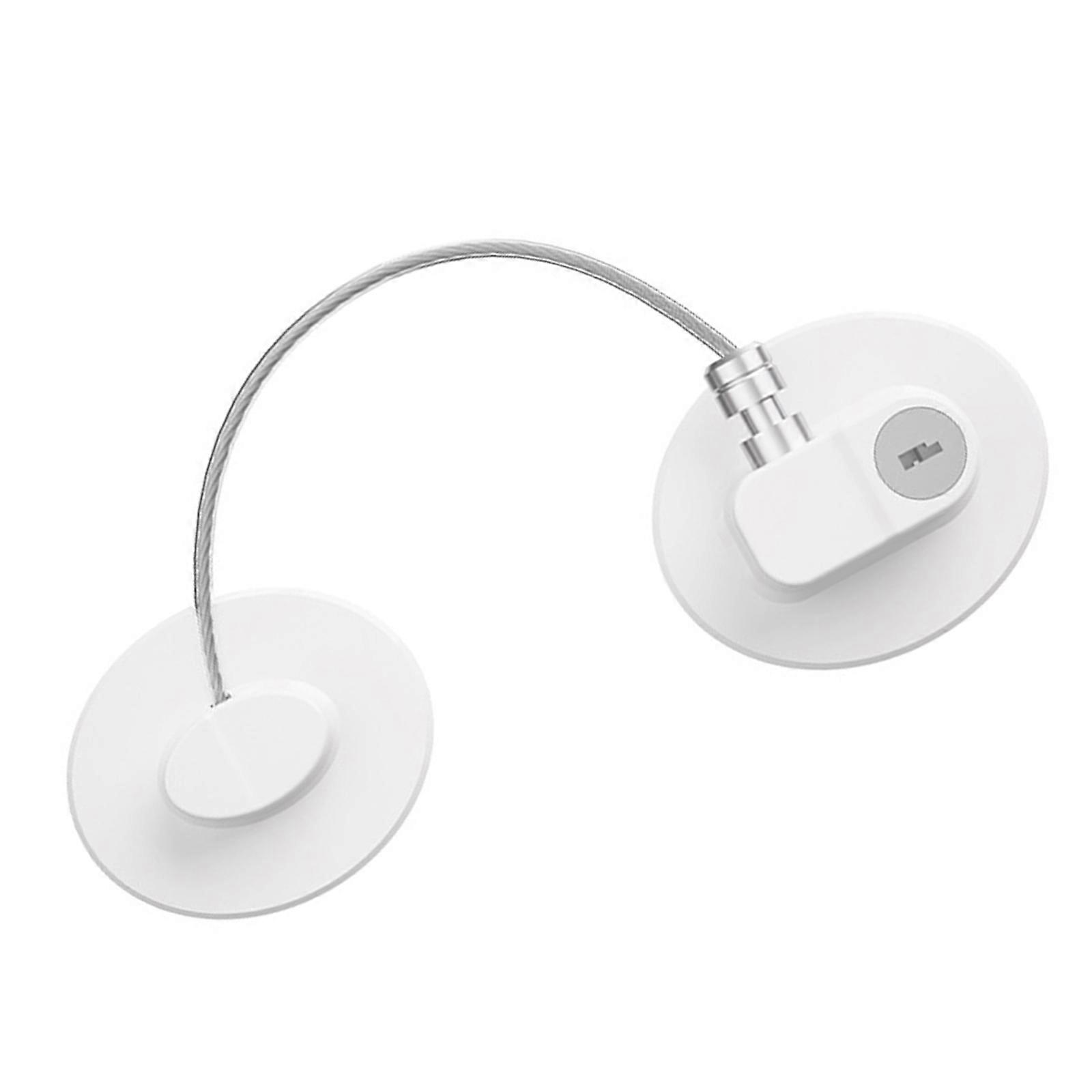 Baby Cabinet Stick Design Universal Application Adjustable Length Childproof For Home Security  White