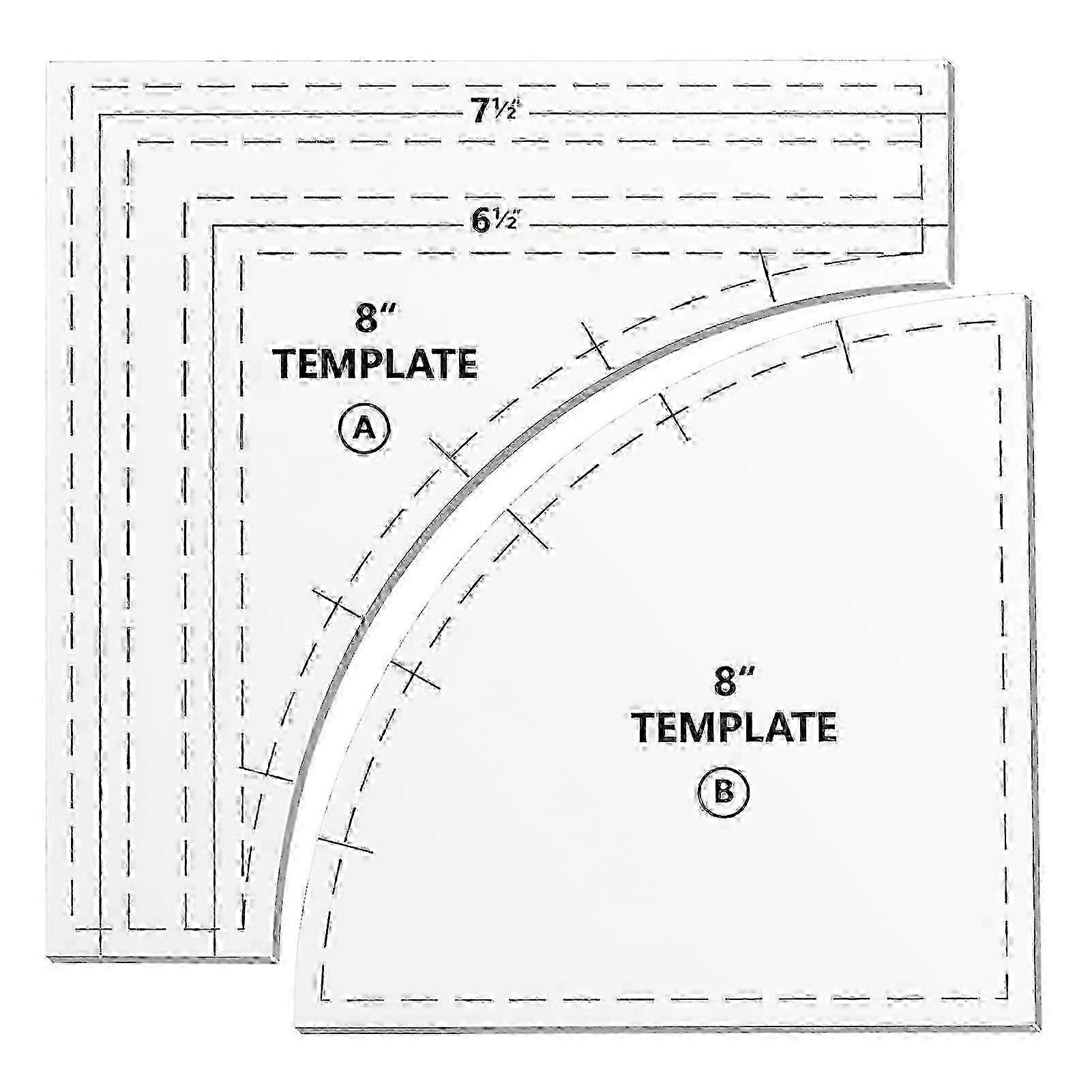 quilting templates drunkards path for sewing and DIY crafts