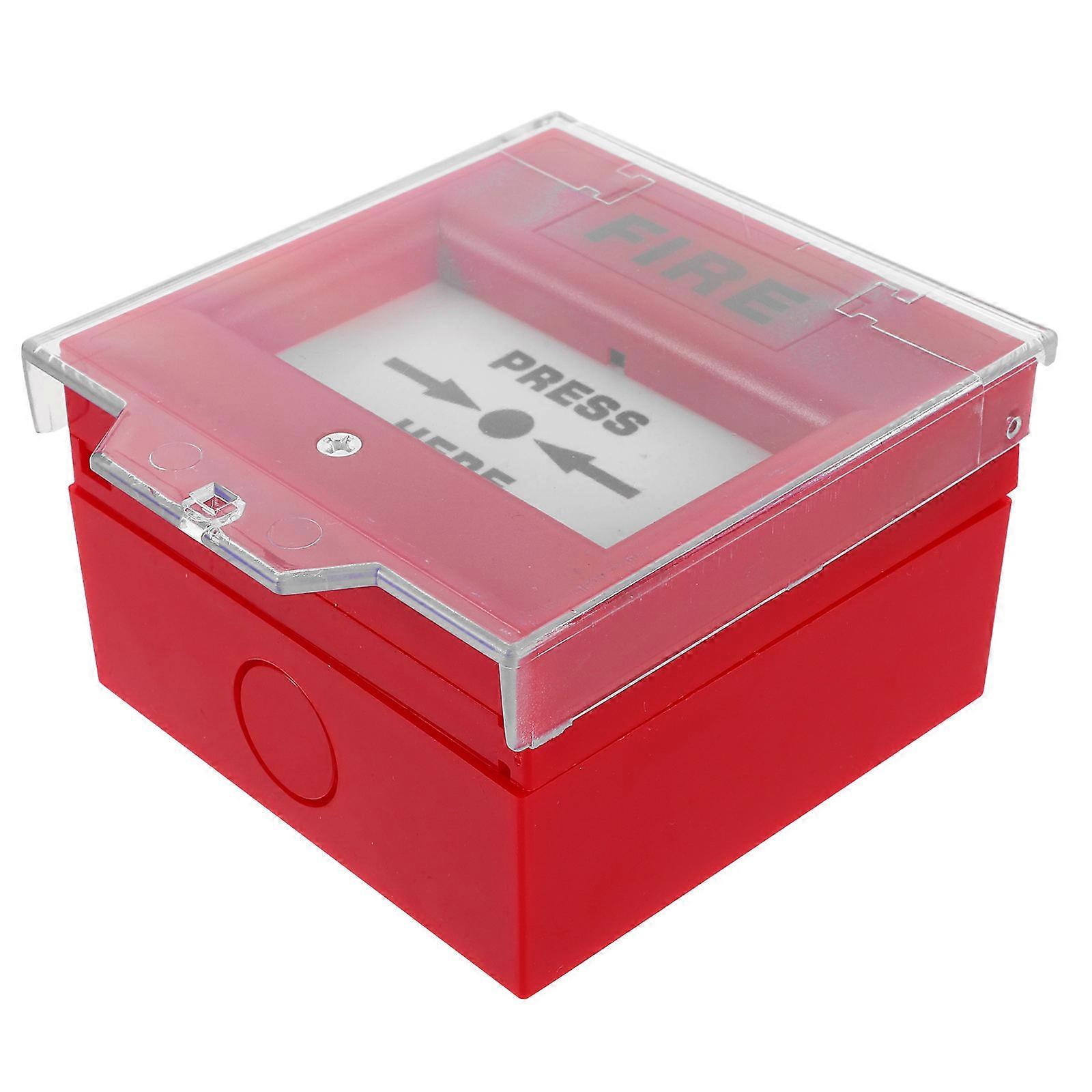 Fire Emergency Exit Release Button Made Of Plastic For Access Control .50X9.50X5.50CM 1Set