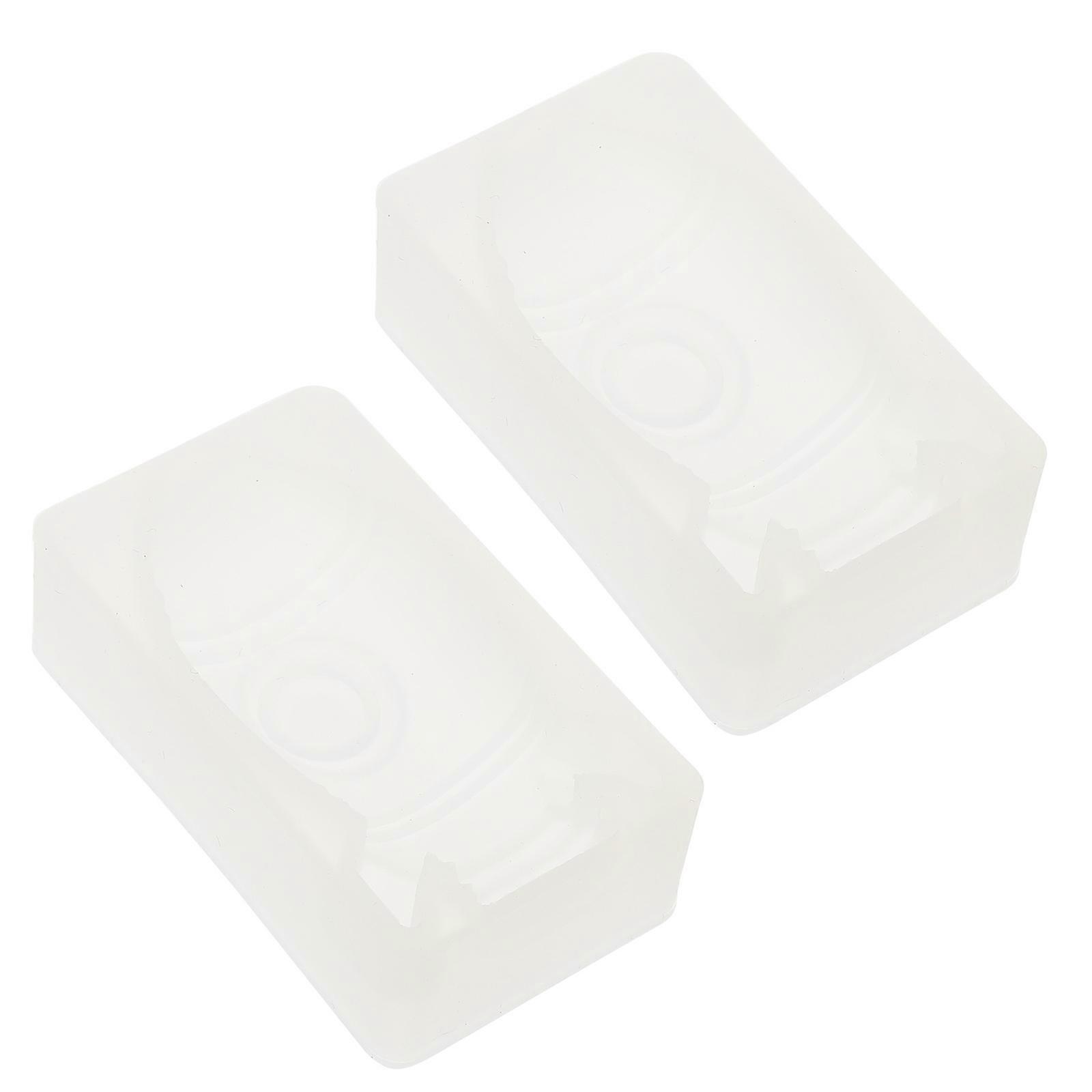 Silicone Molds 2Pcs White Rocket-Design Cookie Molds for DIY Baking