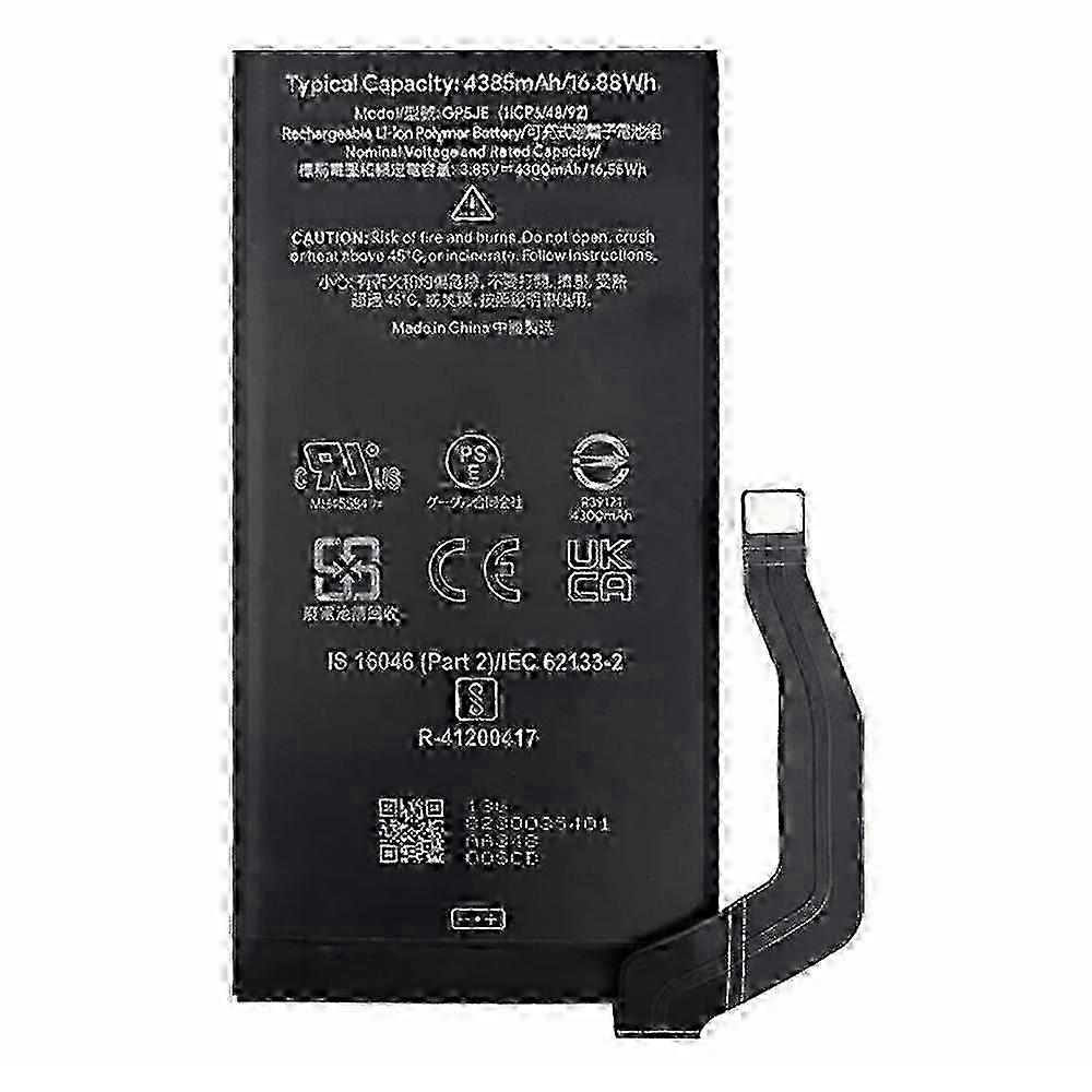 w For Google Pixel 7a 3.85V 4300mAh Li Polymer Battery Assembly Part (Without Logo) (Encode: GP5JE)