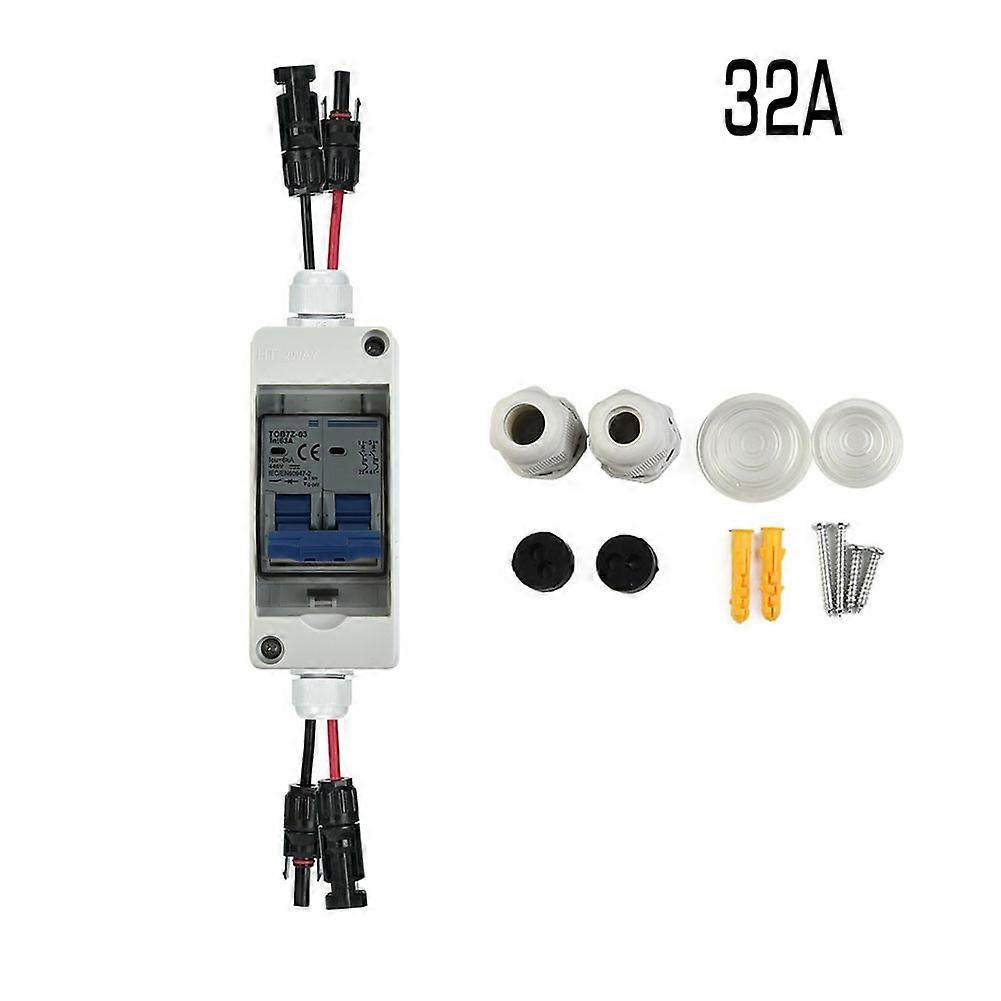 PV Isolator Switch DC/AC 30A IP65 Disconnect Circuit Breaker for Solar Panels