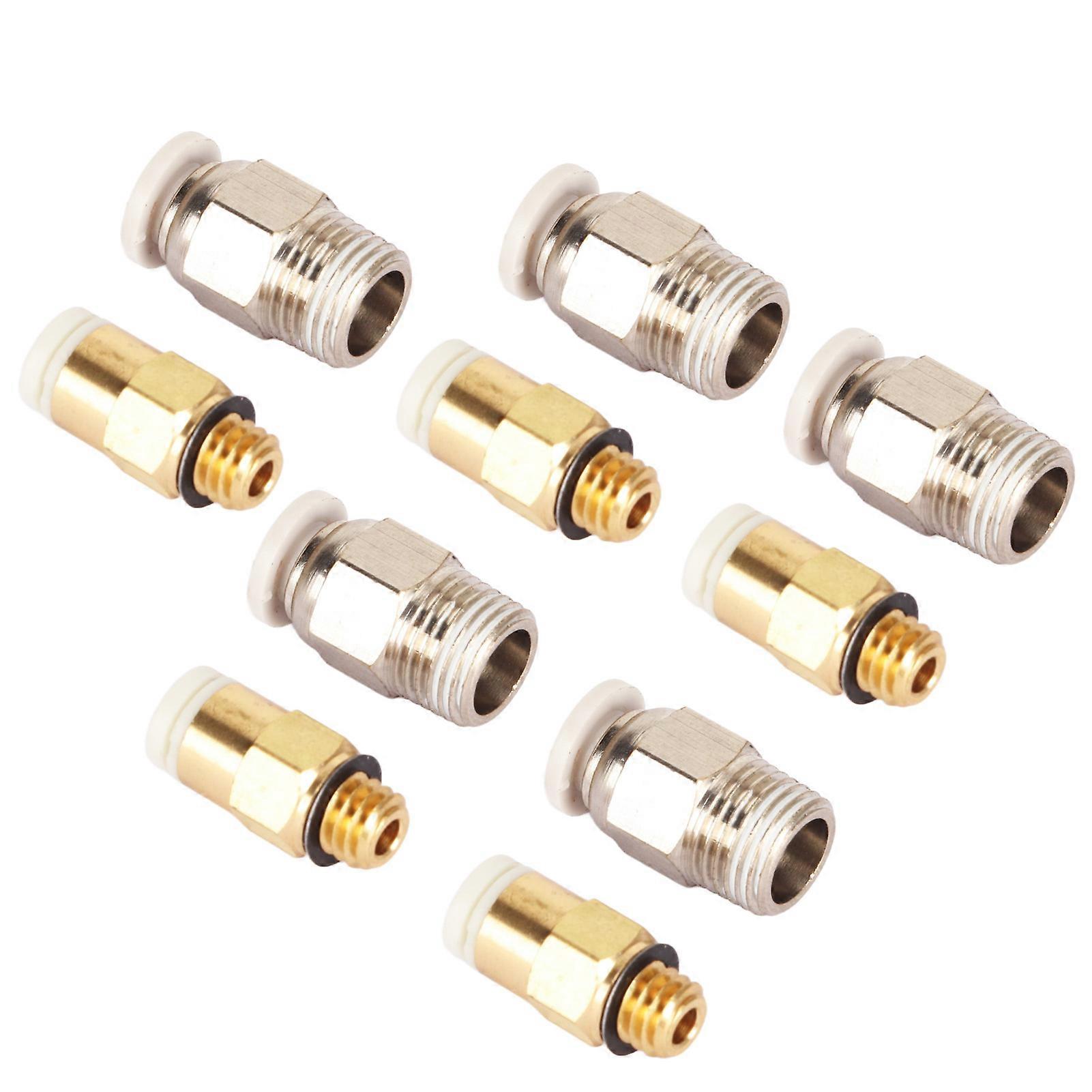 5 Sets PC4 M6 Pneumatic Fitting Push to Connect PC4 01 Quick in Fitting for CR 10 10S S4 S5 CR 10S Pro for Ender 3
