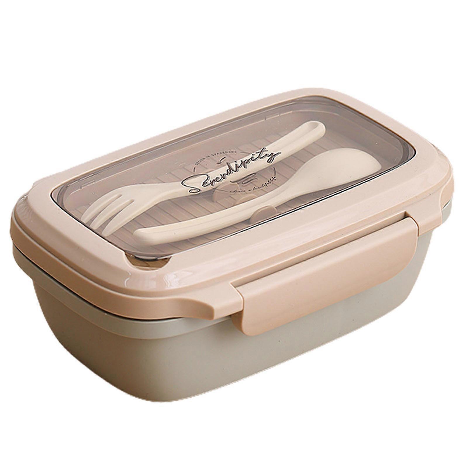 Hariumiu 1000ml Odorless, Stain-resistant Bento Box - Airtight, Microwave Safe with Tableware, compatible with lunch prep