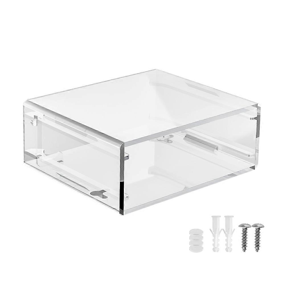 Acrylic Case Stand for Mac Mini M4 Under-Desk Wall Storage Stand