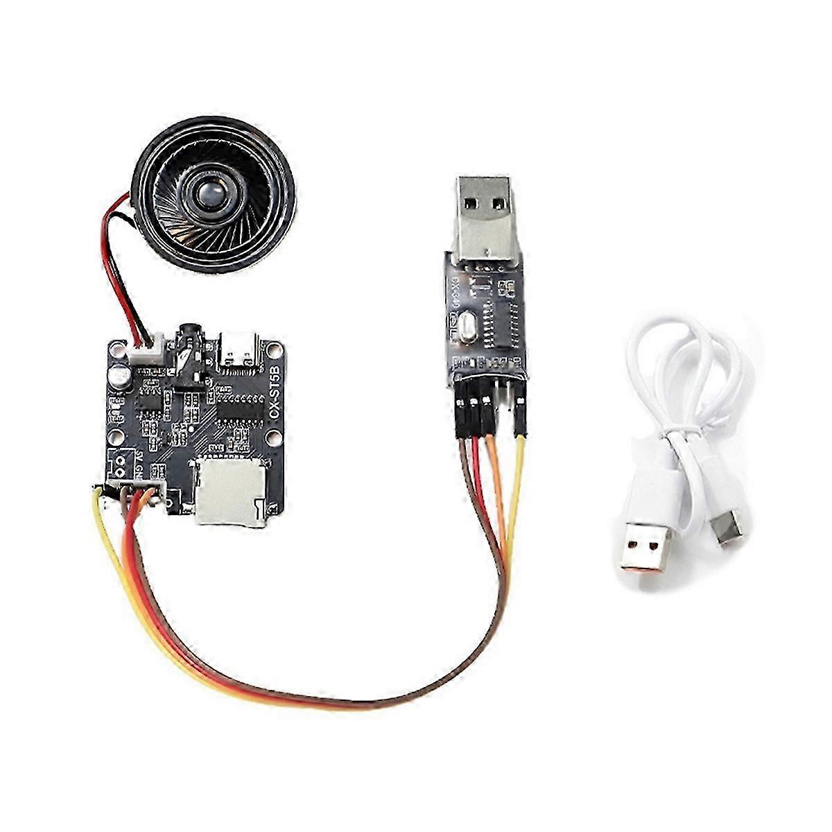 -ST5B Serial Port MP3 Voice Chip Module Voice Broadcast Custom hwy