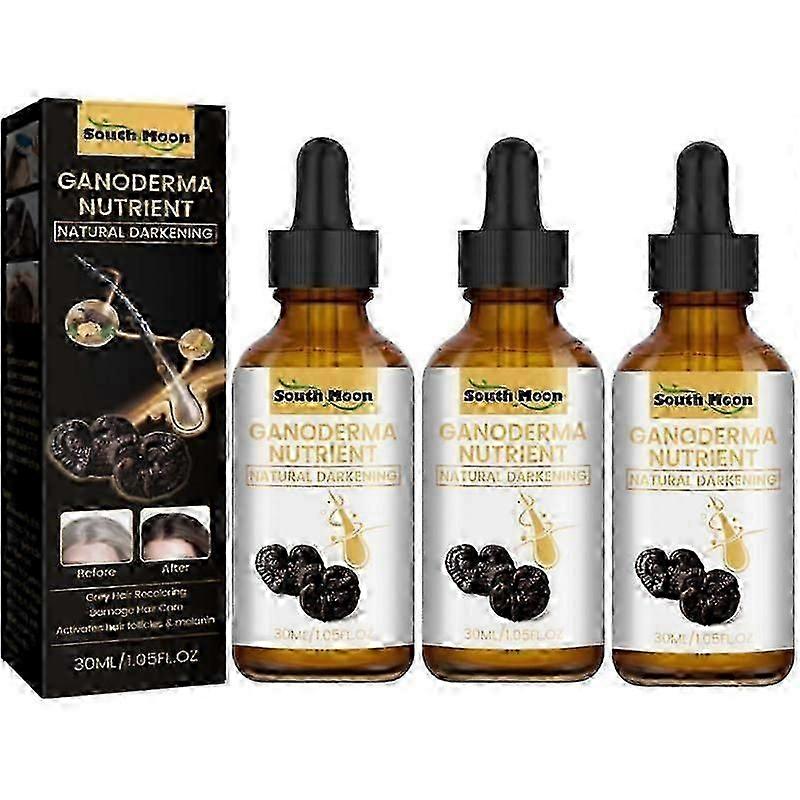 白から黒への修復のための黒髪オイル栄養保湿頭皮ハーブローション液体修理縮れ防止髪