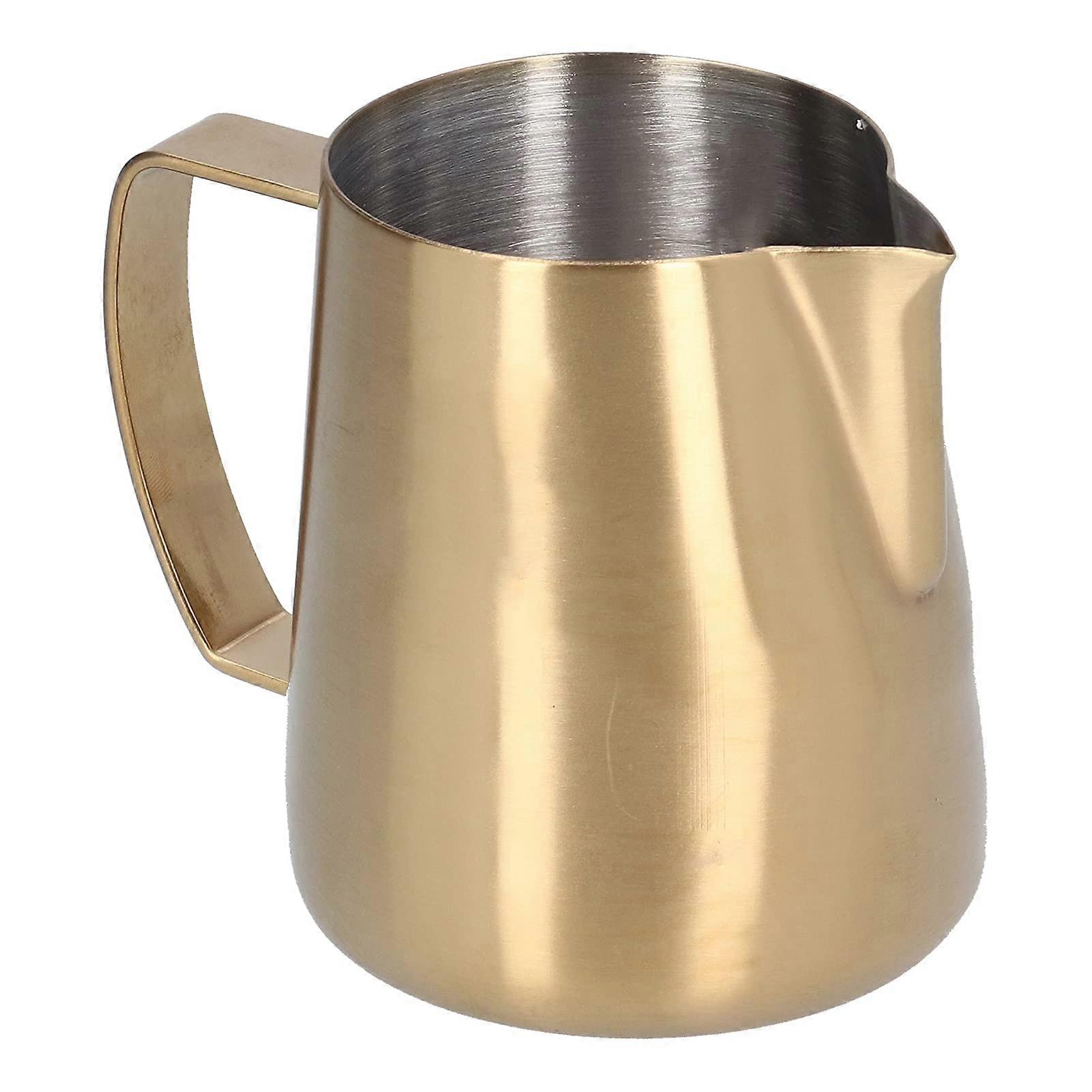 Milk Frothing Pitcher 400ml Stainless Steel Swan Spout Latte Art Jug for Espresso Cappuccino Coffee