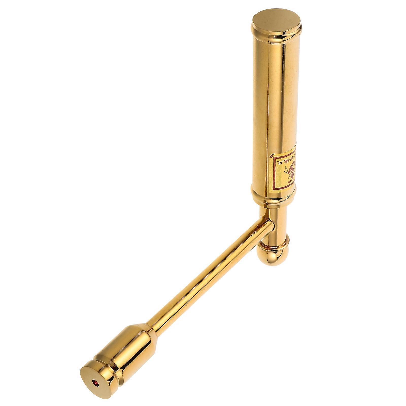 Golden Copper Dowsing Rod for Detection Featuring Portable Design