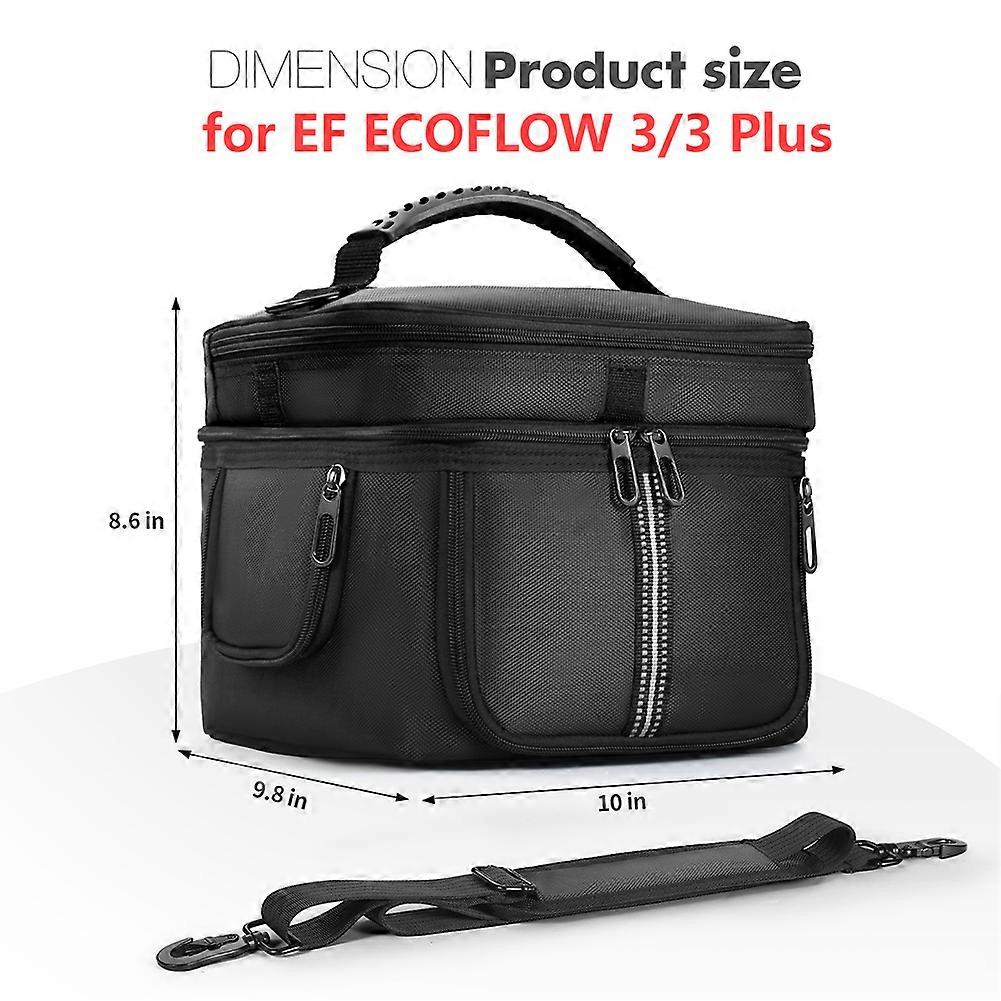 Draagtas voor Ecoflow RIVER 3/3 Plus Anti-val opbergtas voor EF ECOFLOW RiVER 2/RIVER 2 PRO&RIVER 2 Max/DELTA 3 Plus