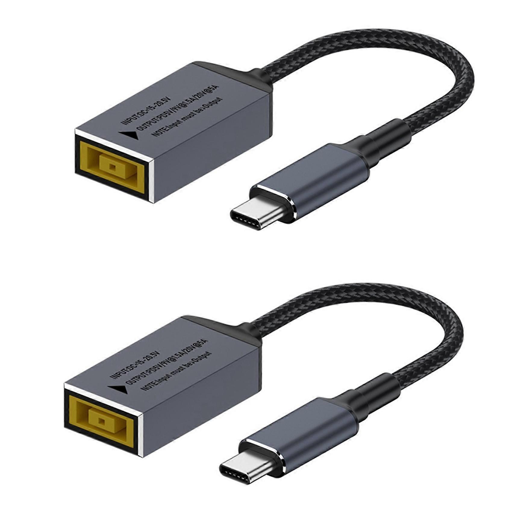 PD100W for DC Square Jack to USB Type-C Converter