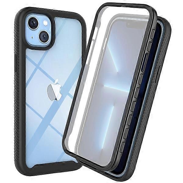 360 Full Cover Case compatible with iPhone 14 Black
