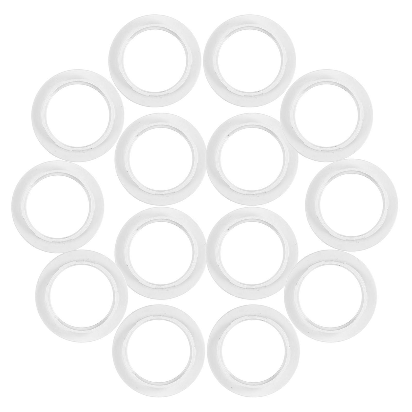 20pcs Lamp Shade Holder E27 Light Socket Collar Ring Replacement Lamp Shade Adapters