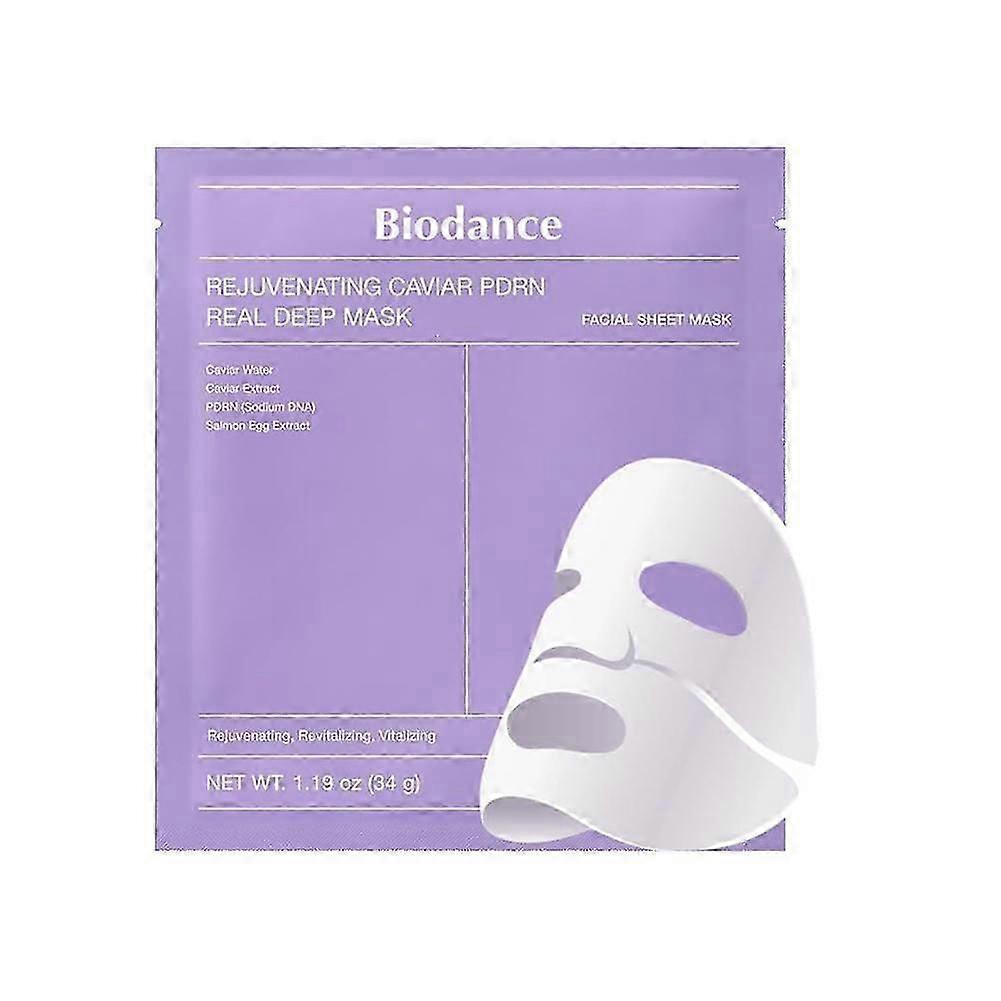 4-Piece Collagen Face Mask Set for Deep Hydration and Firming with Hyaluronic Acid and Plant Extracts