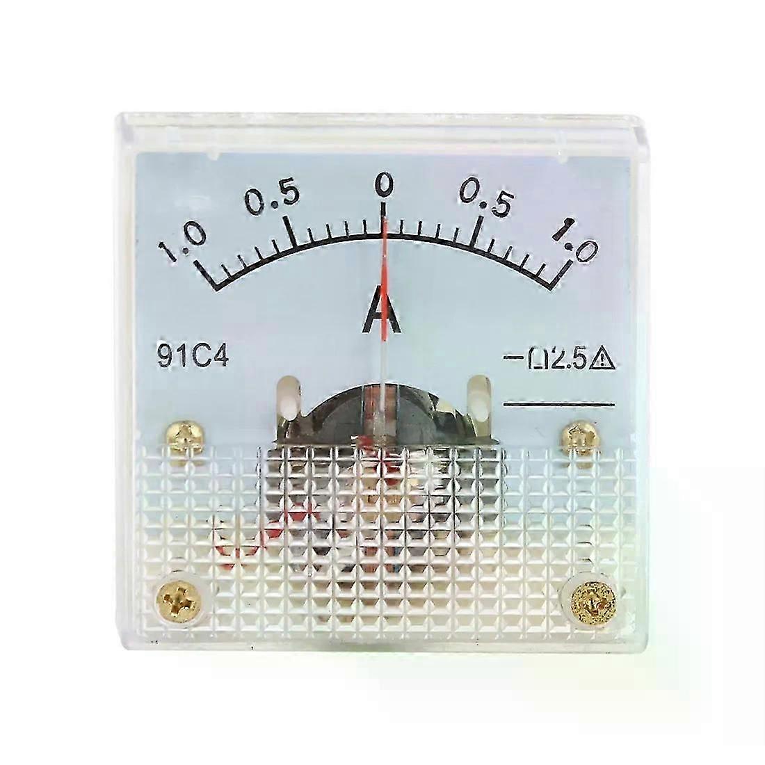 Class 25 Accuracy Dc 0-1 A Ampere Analog Meter Ammeter 91c4