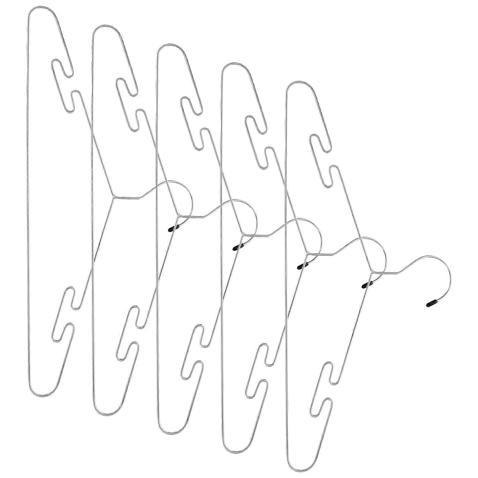 5Pcs Coat Hangers for Wardrobe Storage Closet Organization