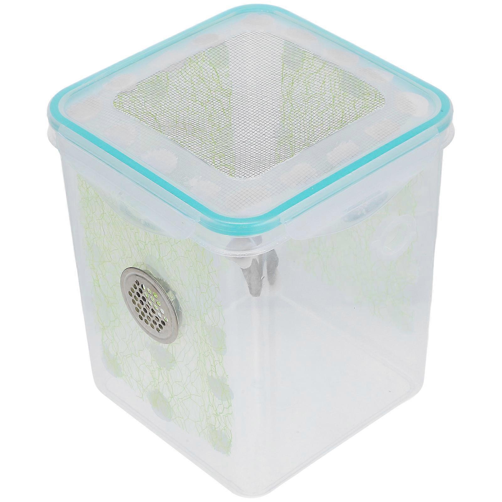 Reptile Feeding Box Mantis Feeding Case for Storage Use Ventilated Enclosure