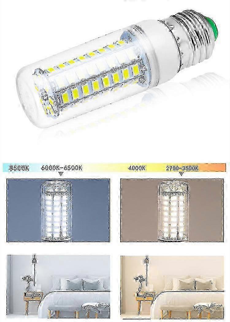 10 Pack LED E27 Warm/Daylight White LED Corn Bulb Lamp Light 110V