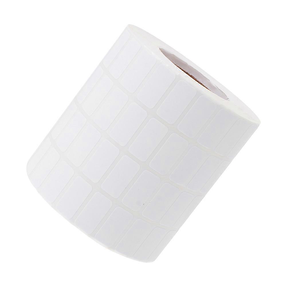 DIY White Adhesive Labels for Storage Box and Containers 1 Roll Small Blank Decals for Various Uses