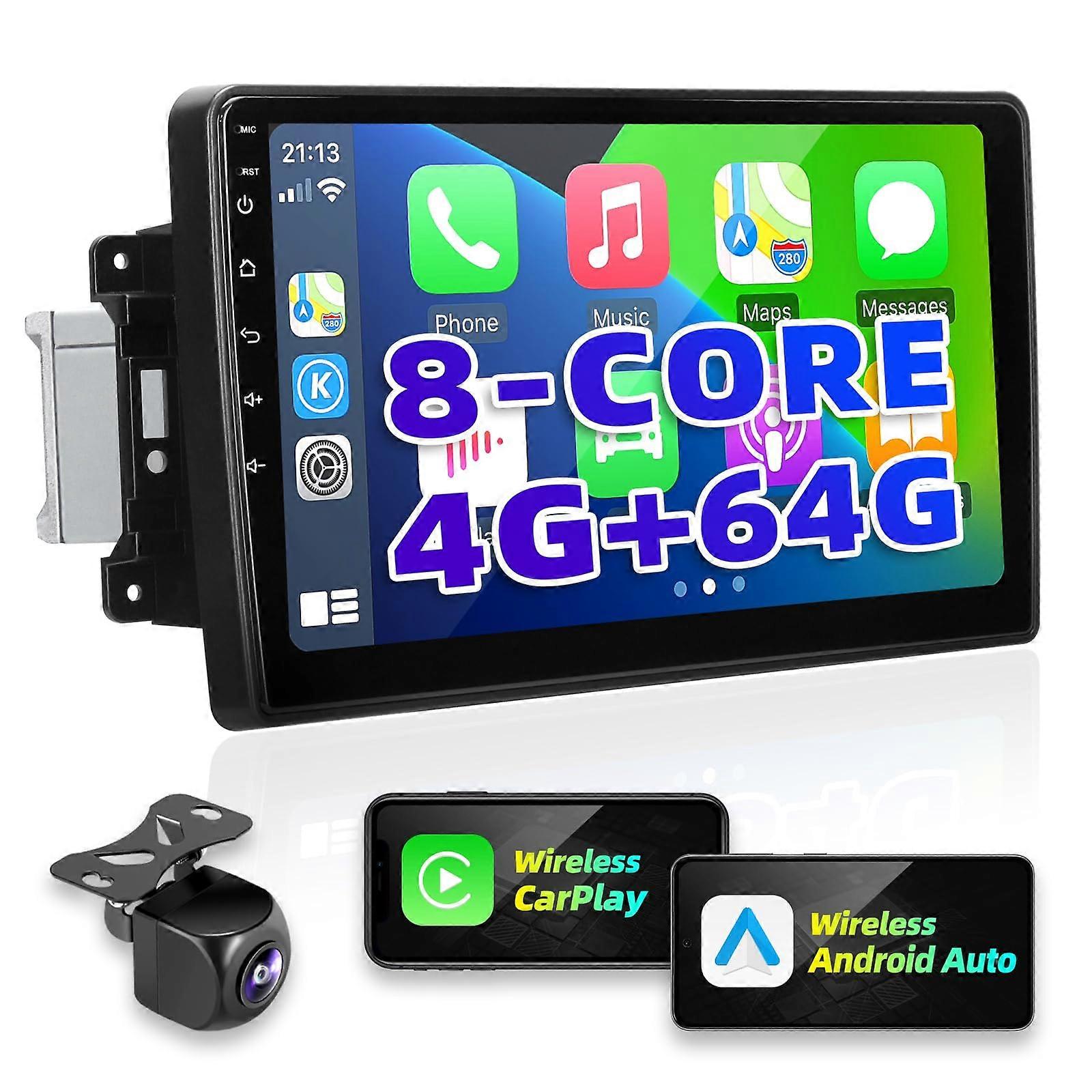 Android Car Stereo for Jeep Wrangler JK 20072018, 10.2' Touchscreen Wireless CarPlay Android Auto GPS