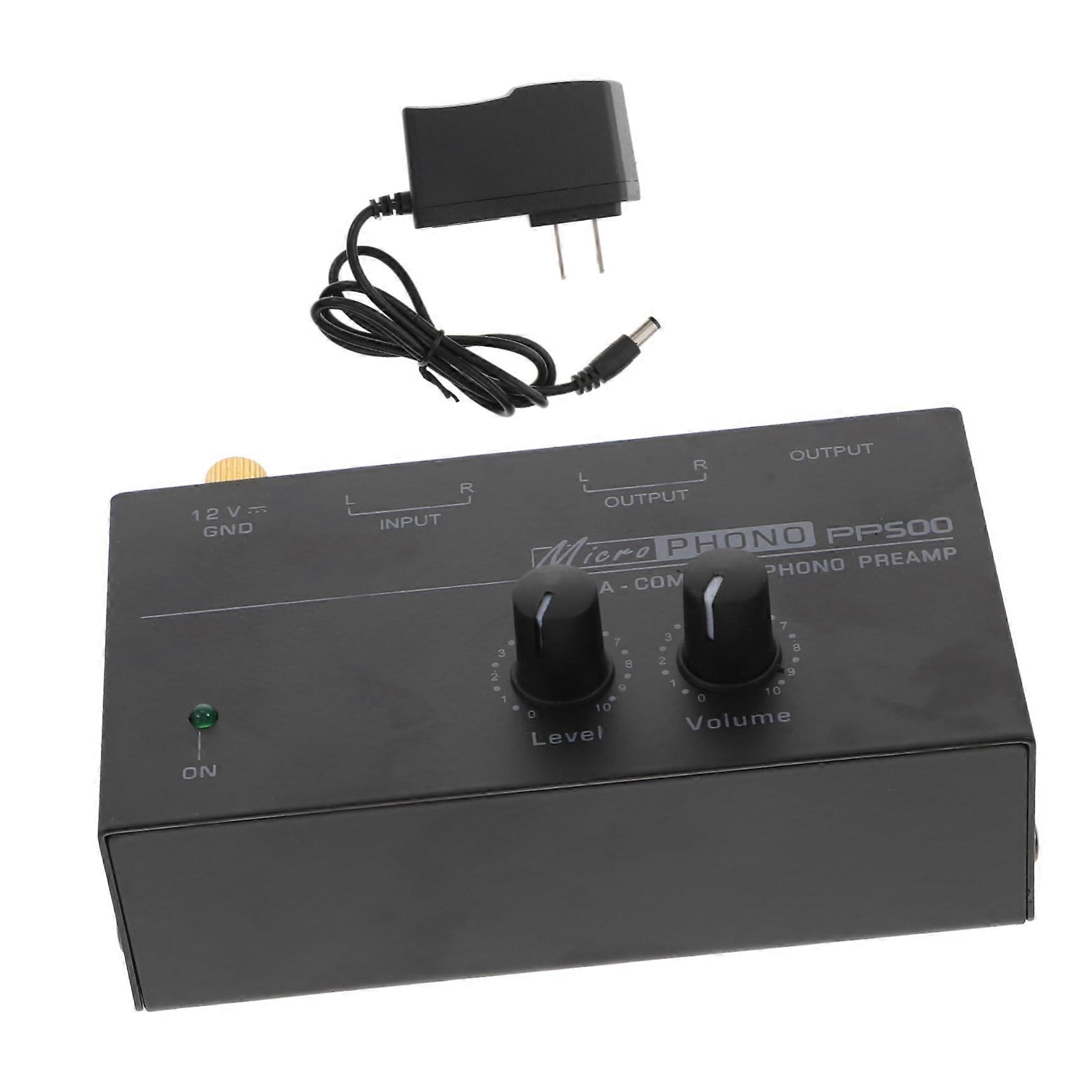 Phono Preamp with Low Noise Performance for Turntable Record Player HiFi Stereo US Plug