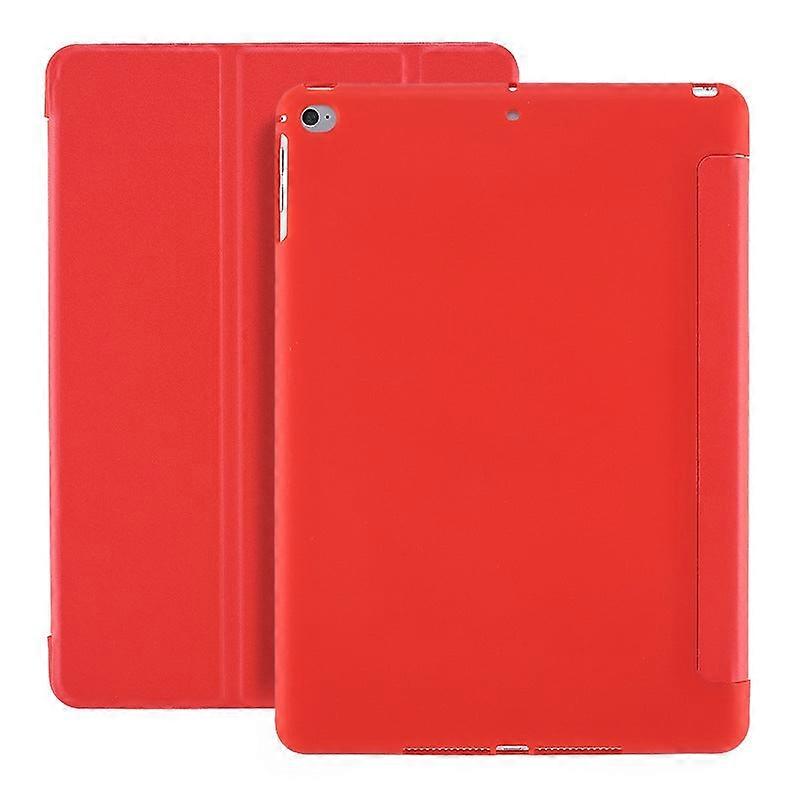 Case For Ipad 2021 Mini6/mini7 Red Silicone Leather For Soft Sleep Mode Full For Cooling