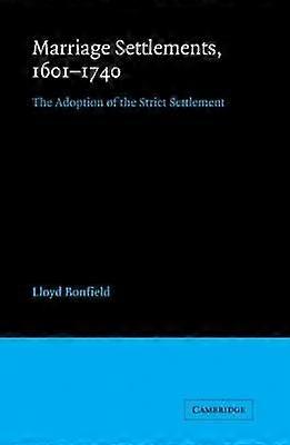 Marriage Settlements 16011740