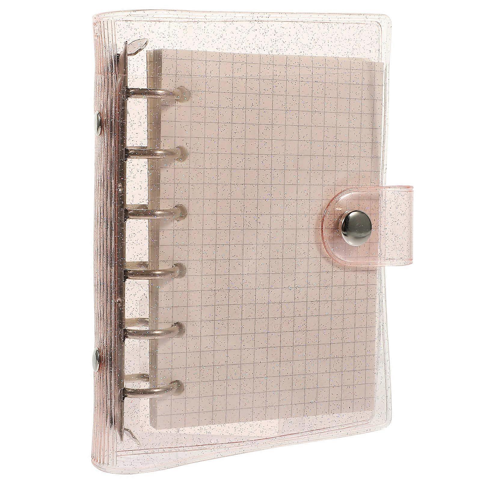 Handbook Loose-Leaf Notebook for Office Binder Notebook 1Set Pink