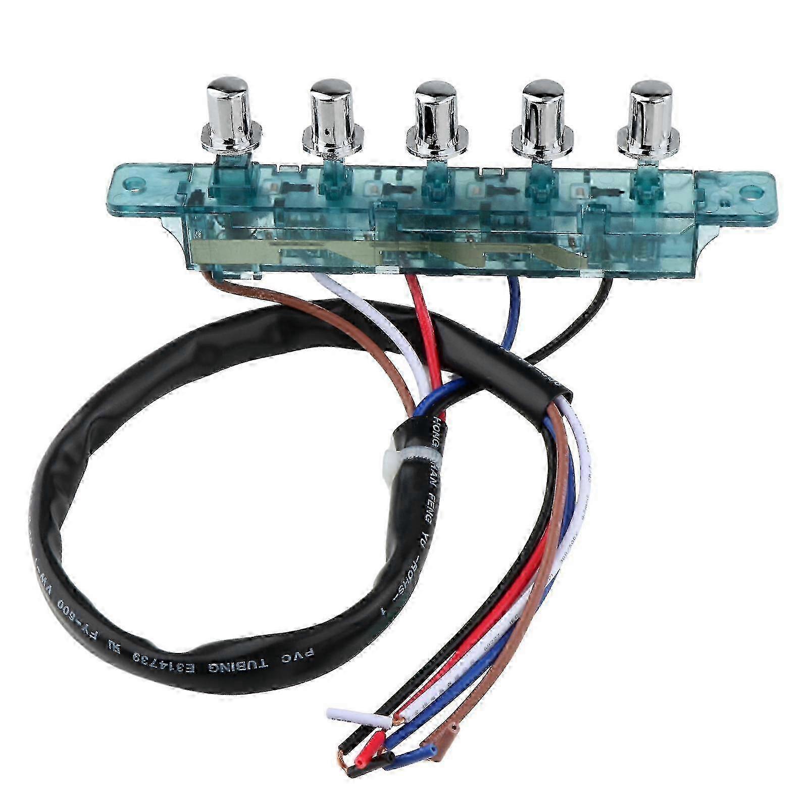 5 Button Switch Replacement for Range Hood Keypad Control Panel Parts, Universal Vent Hood Keyboard Switch 2025