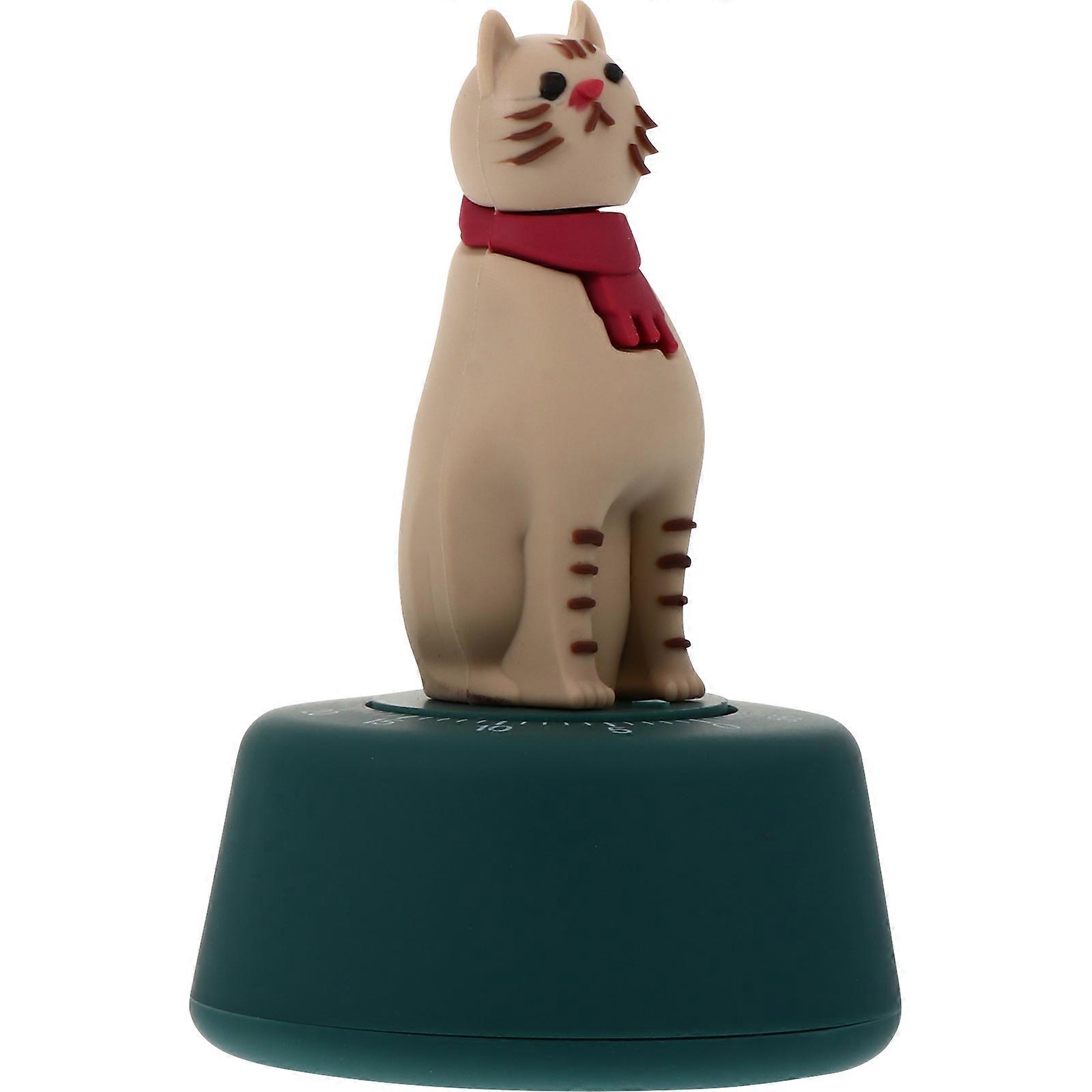 Kitchen Timer Lovely Cartoon Cat Mechanical Timer for Kitchen 1Pcs