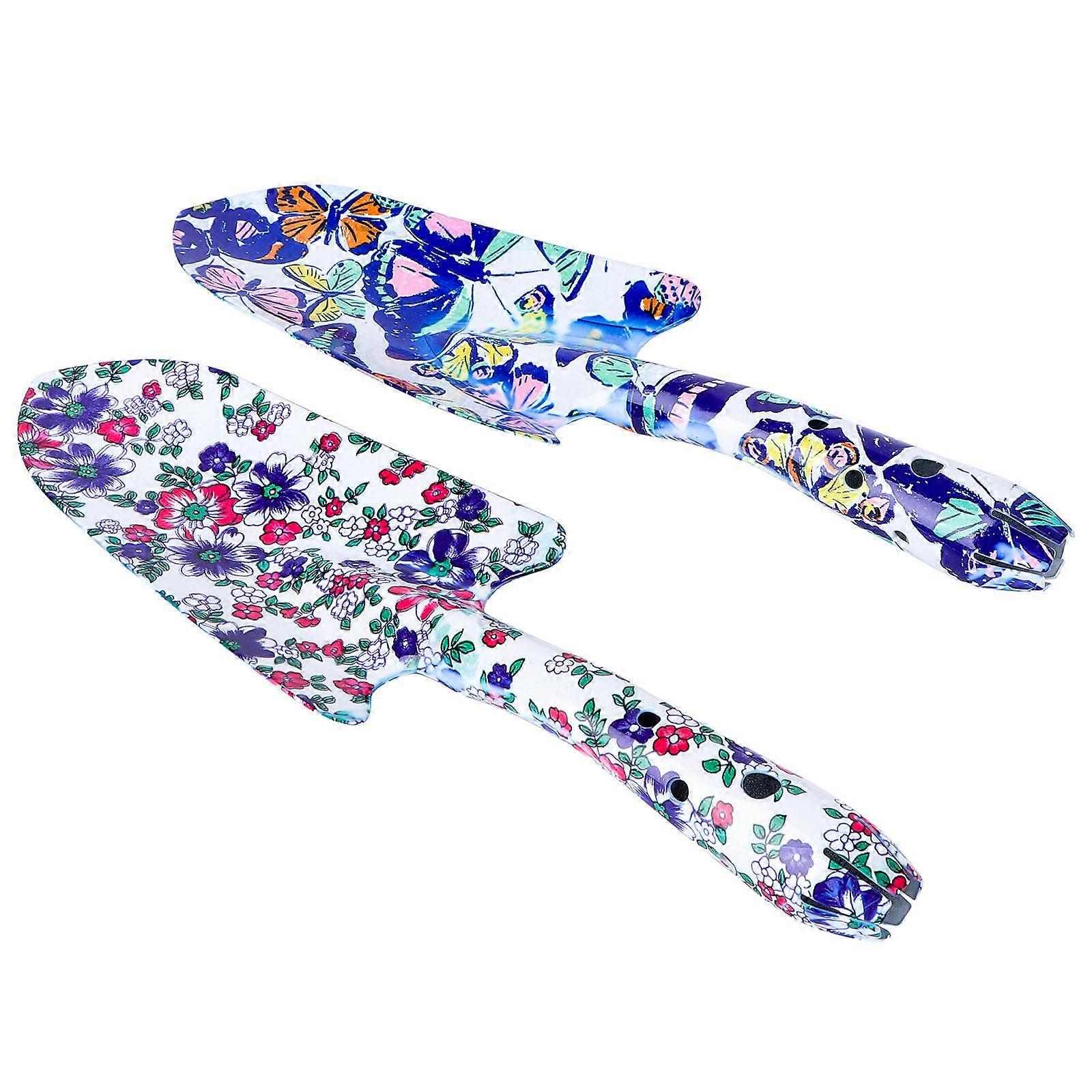 Garden Tools Printed for Flowerpot Use 2Pcs Durable Iron