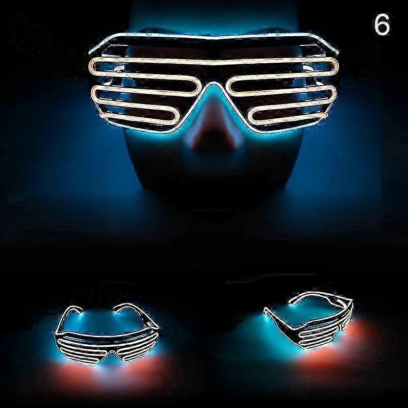 2026 Shutter Double Flashing Glasses Led Goggles For Bar