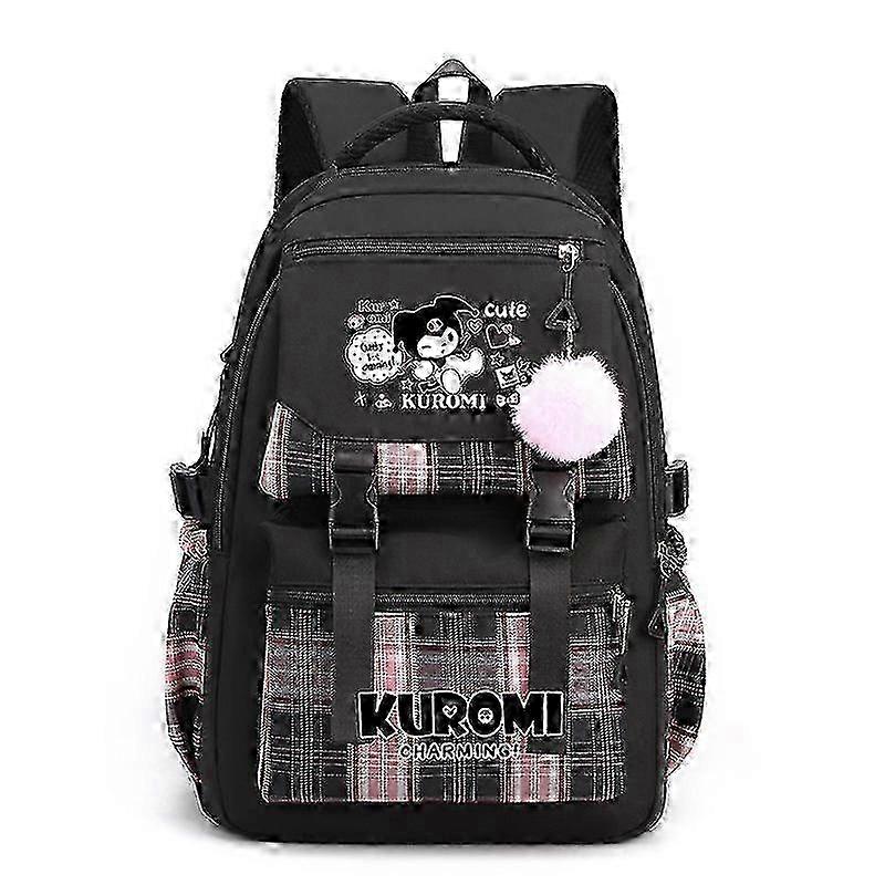 New Kuromi Printed Backpack Student Shoulder Bag 2025