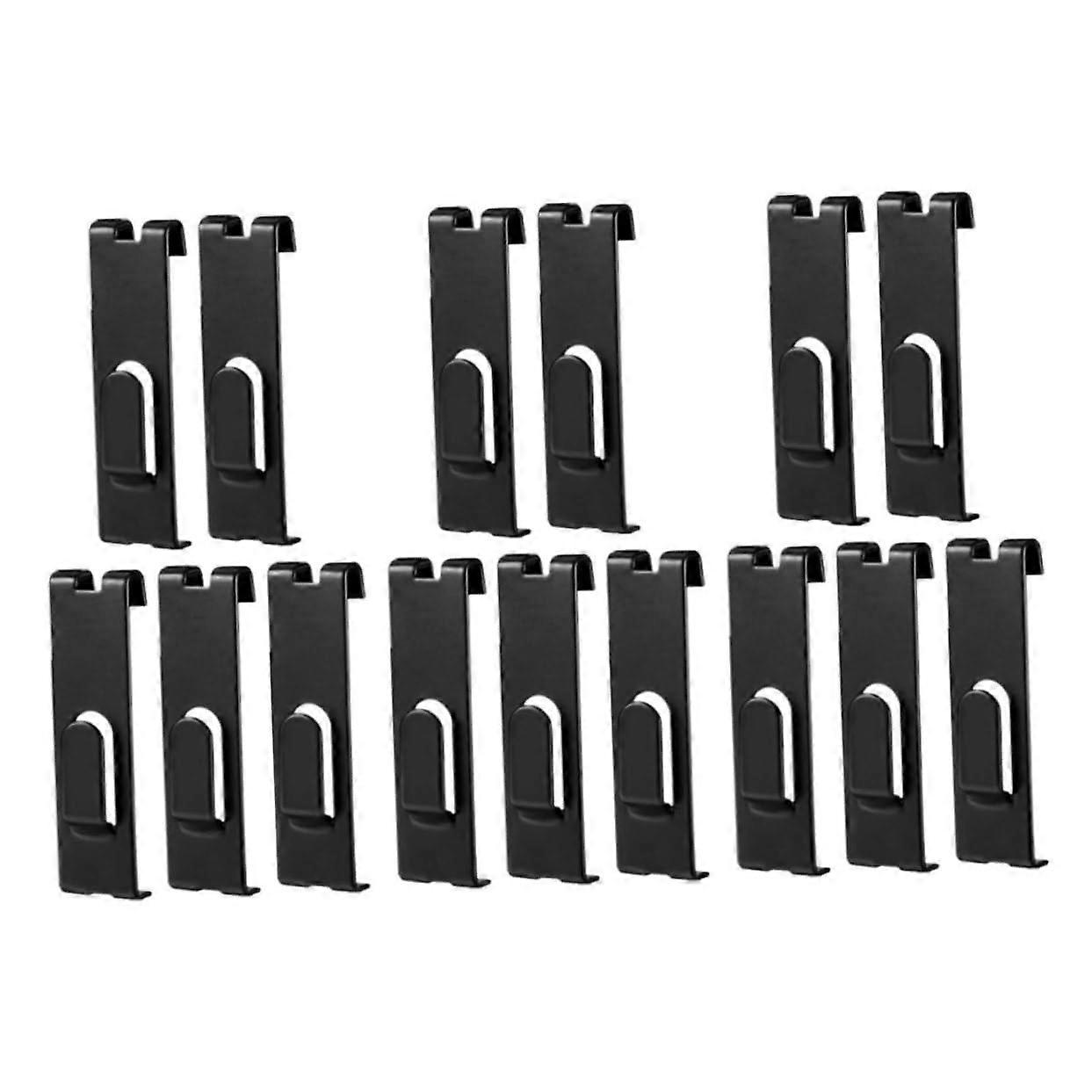 15pcs HeavyDuty Grid Wall Hooks for Wire Panel Display Retail Home and Garage Organization