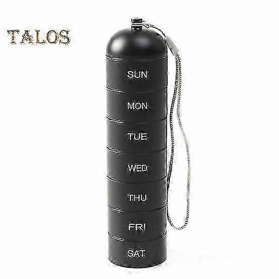 Waterproof 7-Layer Pill Organizer Durable Daily Storage Box for Tablets