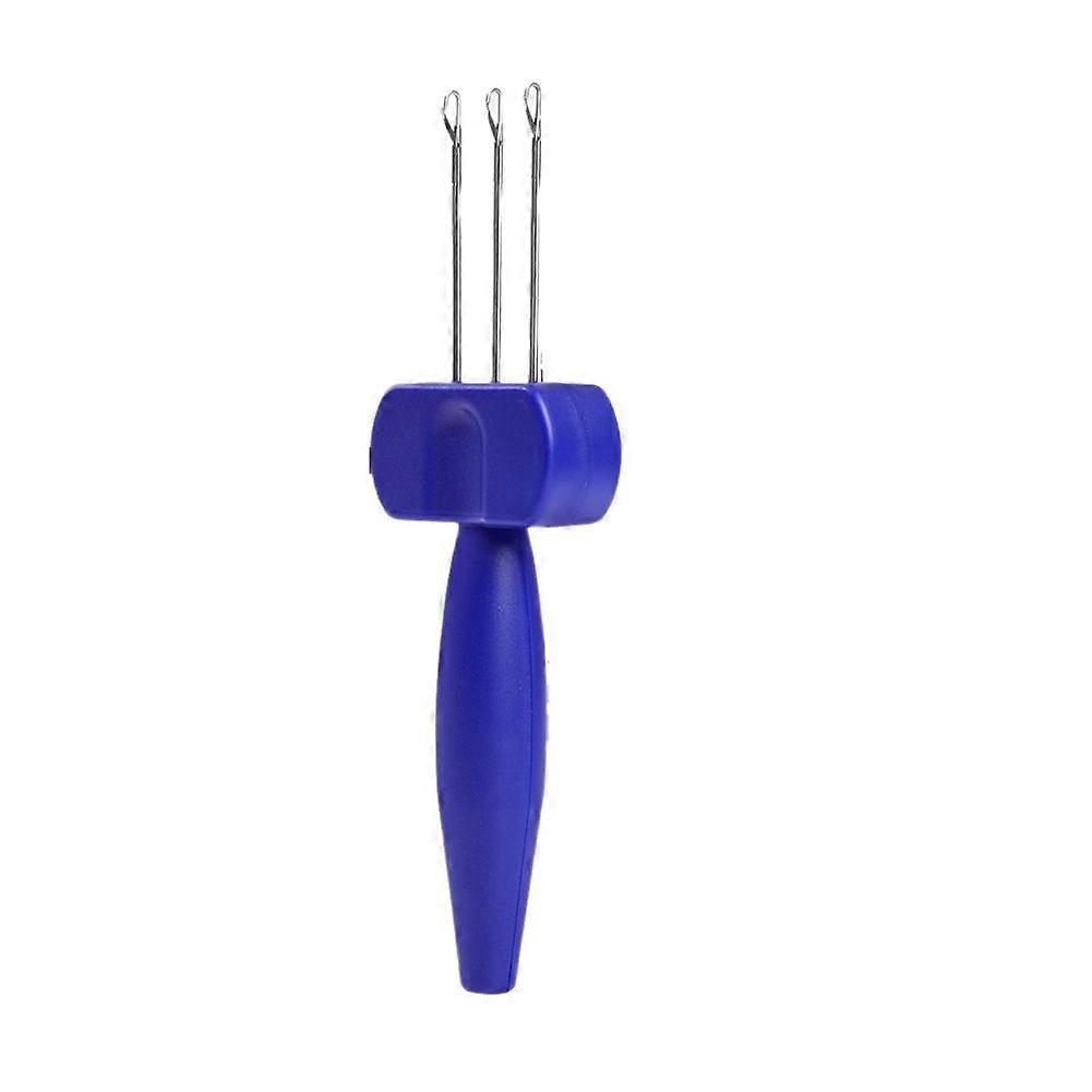 Portable Cord Knitting Hook Needle Crocheting Tool for Binding-Off or Edging Knitting LatchHook Tool Three-Head