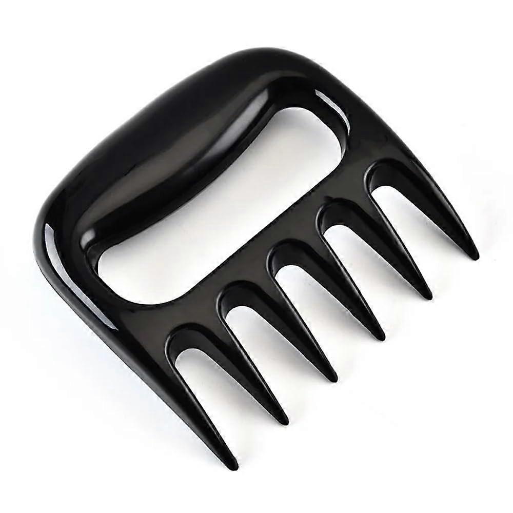 Meat Shredder Claws for BBQ Pulled Pork with Ergonomic Grip Bear Claw Design, 1pc Black