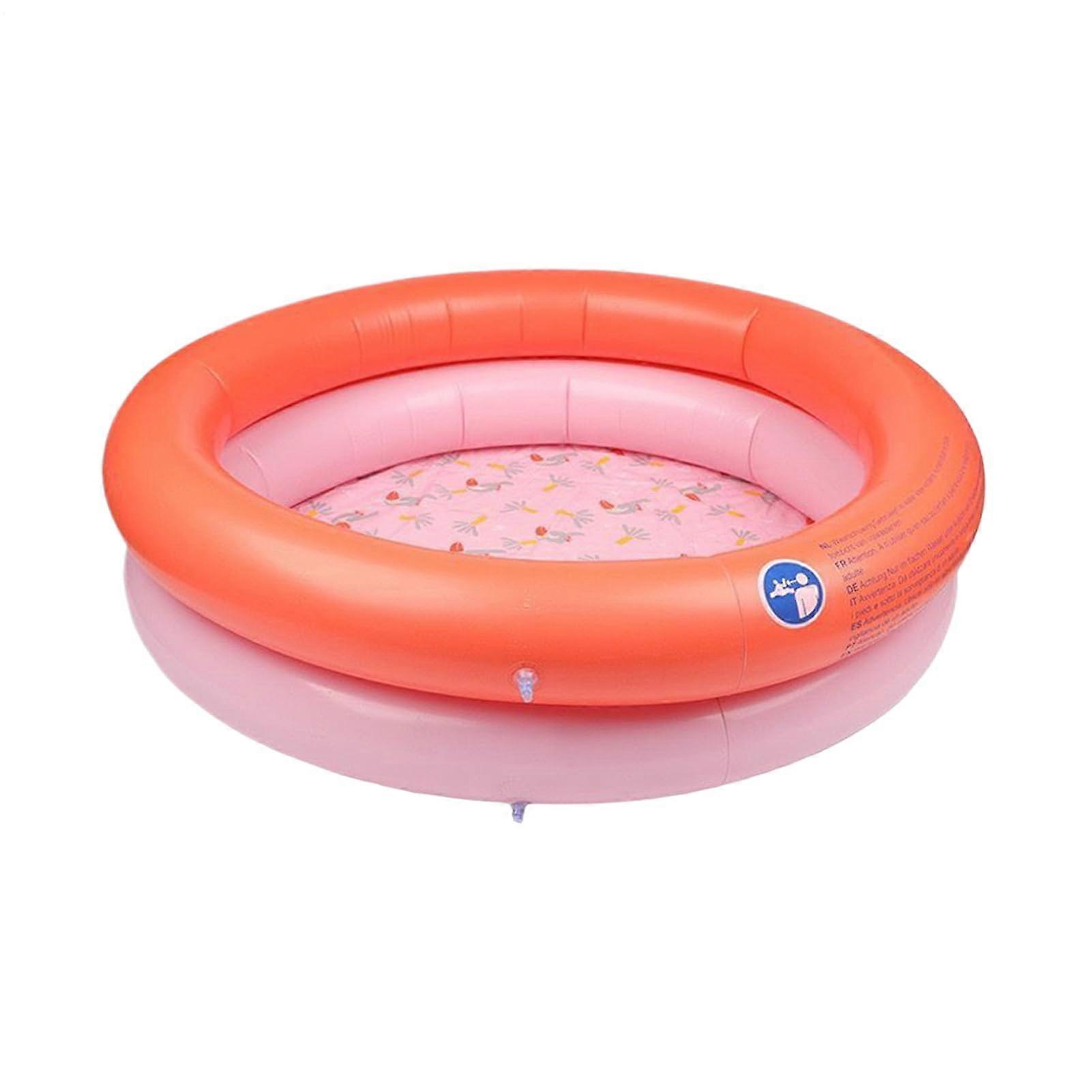 Foldable Dog Pool with NonSlip Surface for Small and Medium Pets Indoor Outdoor Orange