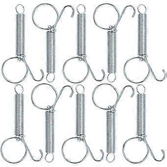 10 Pcs Handy Spring Cage Door Latch And Hook Ideal For Rabbit Cage Doors