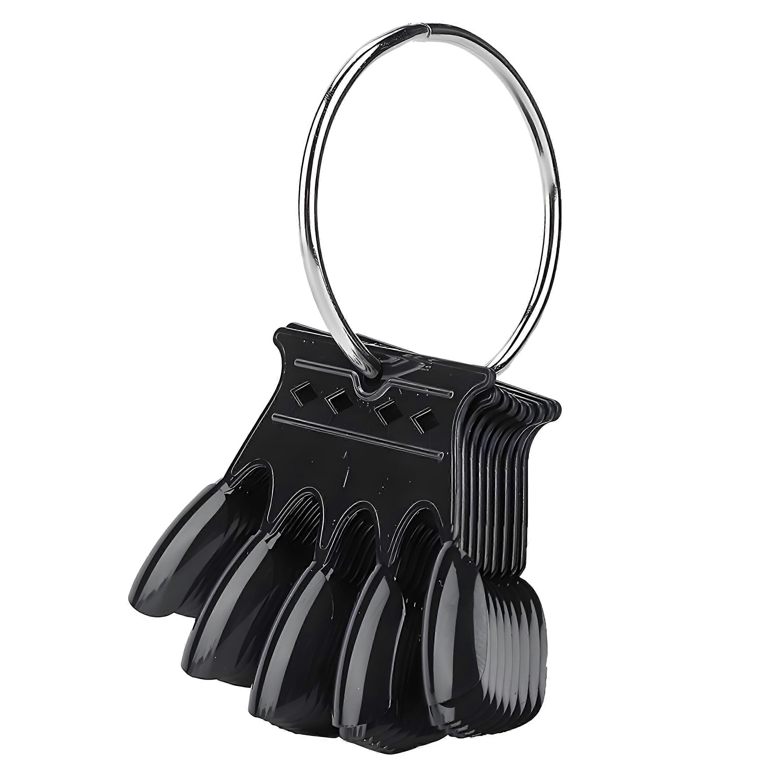 50pcs Clear Nail Color Display Chart and Practice Tips Set for Salon Gel Polish Samples