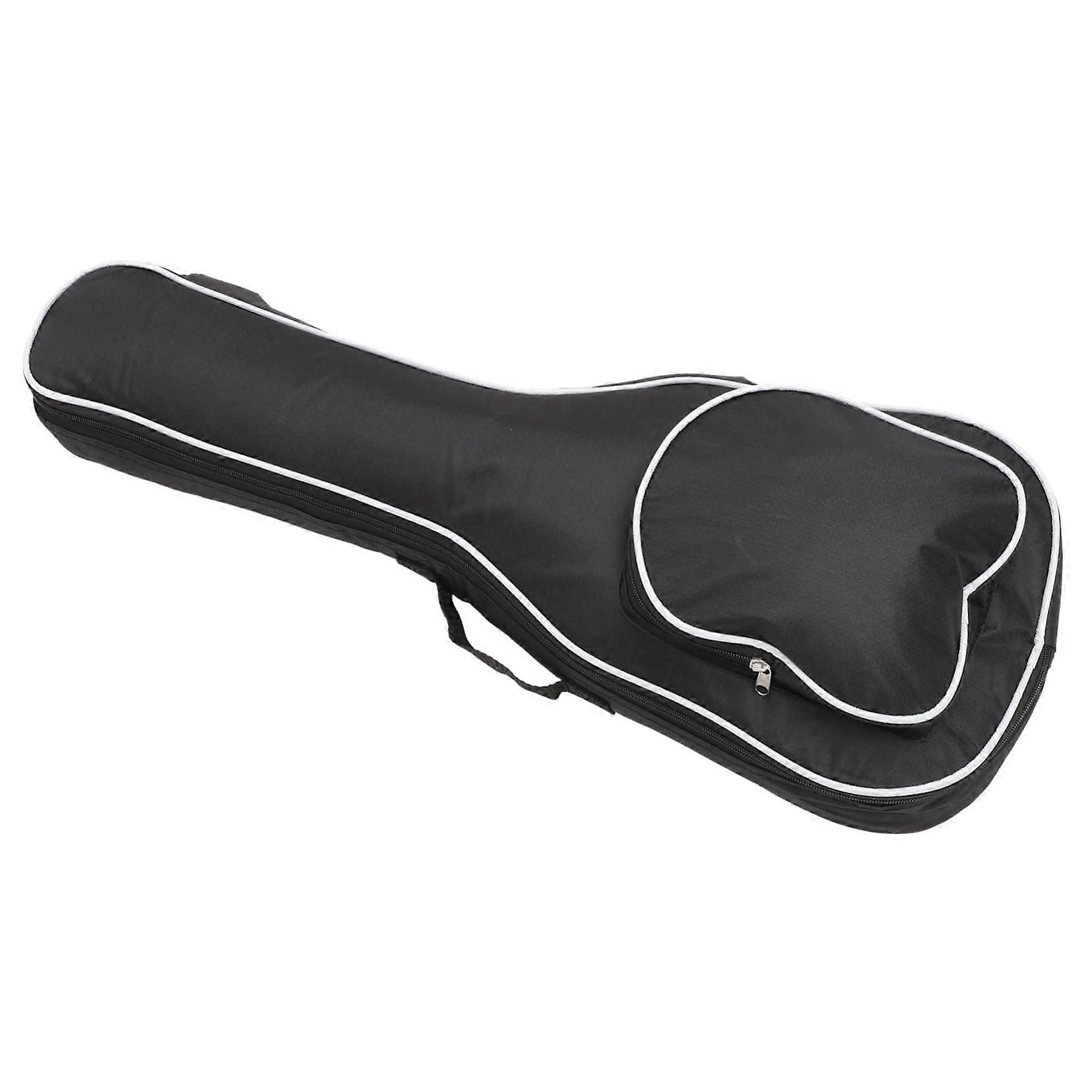 Ukulele Gig Bag with Sponge Padding, Waterproof Oxford Cloth Case with Multiple Pockets for Beginners
