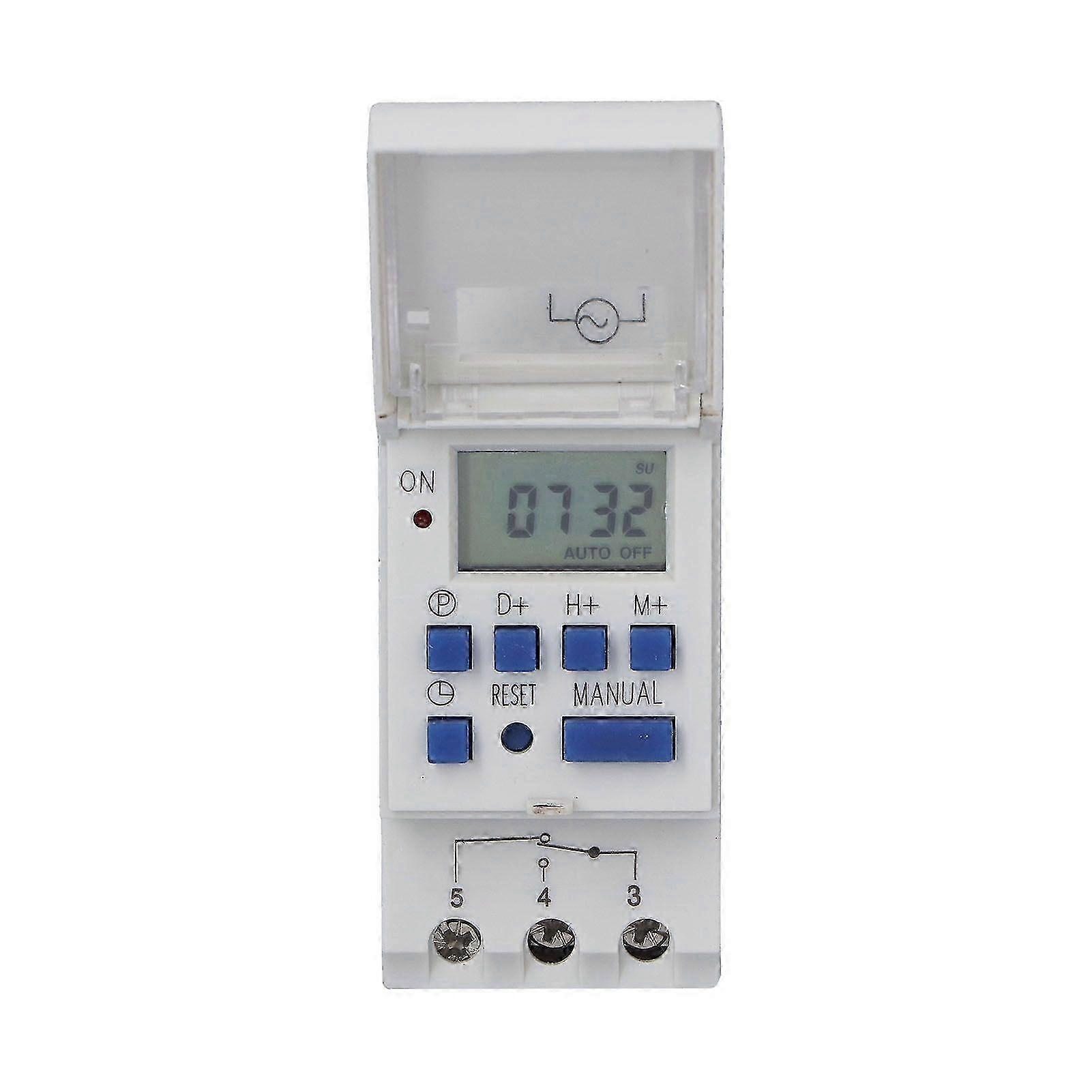 Programmable Timer 24V DC LCD Display THC15A Street Light Neon Light Timing Switch
