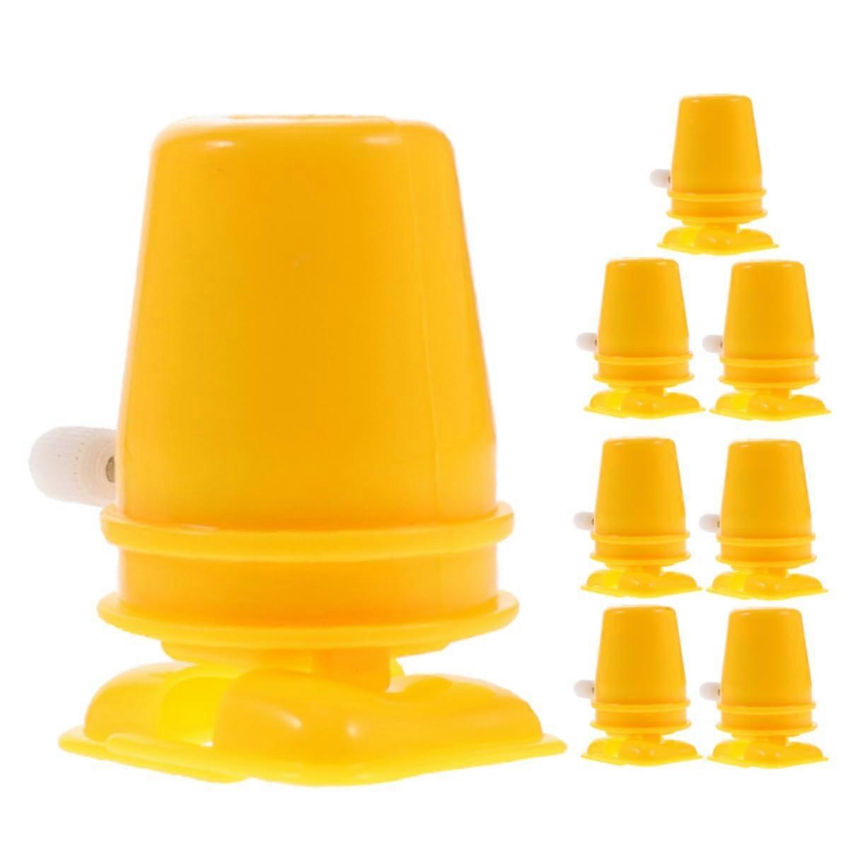 8pcs Plastic Wind Up Clockwork Mechanism Set for DIY Toys Crafts and Robot Models Replacement