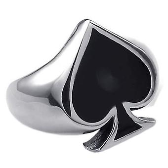 Personality Creative Poker Spade Ring - Fashionable Poker...