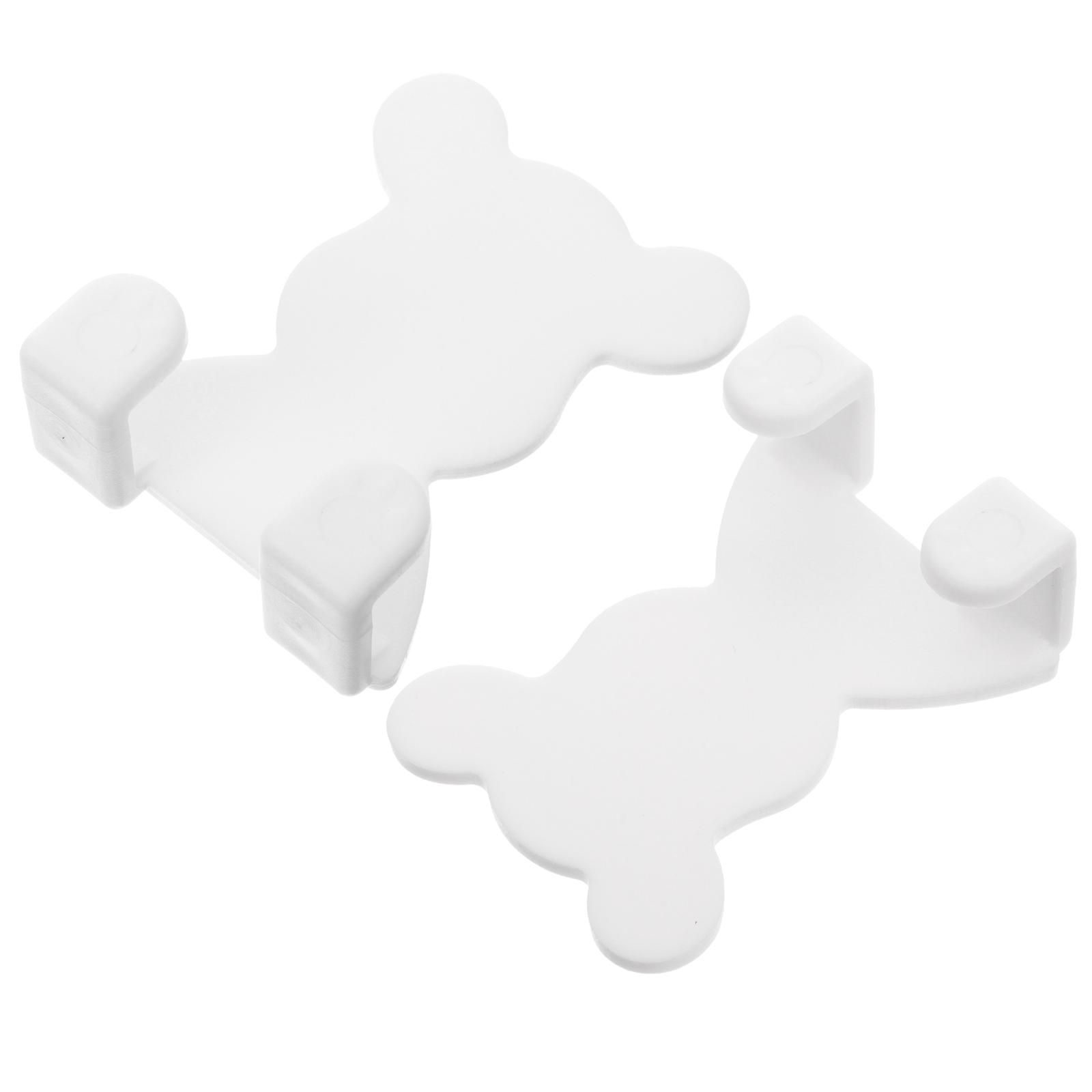 Bathroom Razor Stand Plastic Holder for Home 2Pcs Storage Rack