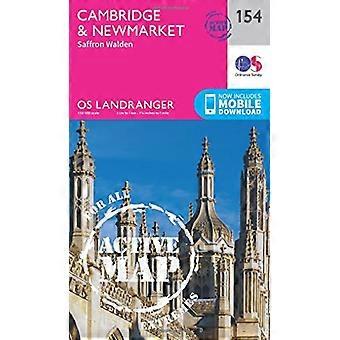 Cambridge, Newmarket & Saffron Walden (OS Landranger carte)